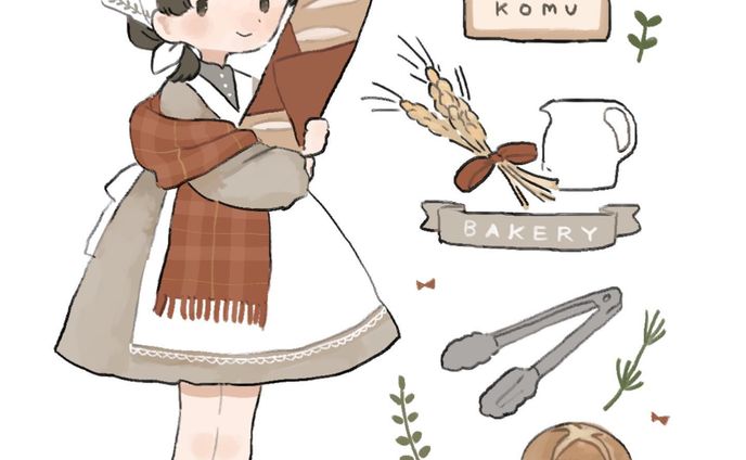 🥖🍞🥐

町の朝の香りはこのパン屋さんから。

toudou______________illustrator

#illustration #お絵描き #1日1絵 #イラスト 
#女の子イラスト #挿絵 #カットイラスト #いらすとぐらむ #bakery #イラスト制作 #イラストオーダー受付中