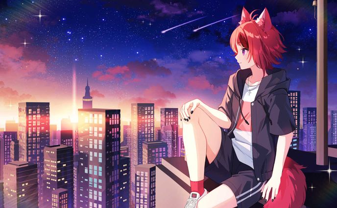 莉犬様cover「SAD SONG」歌ってみたMVイラスト