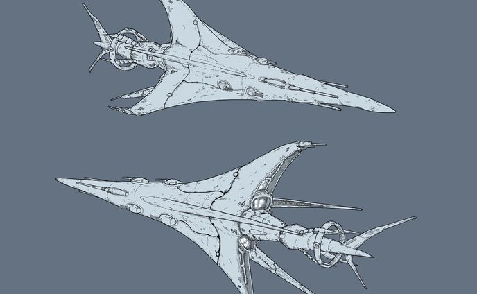 宇宙船ディテール