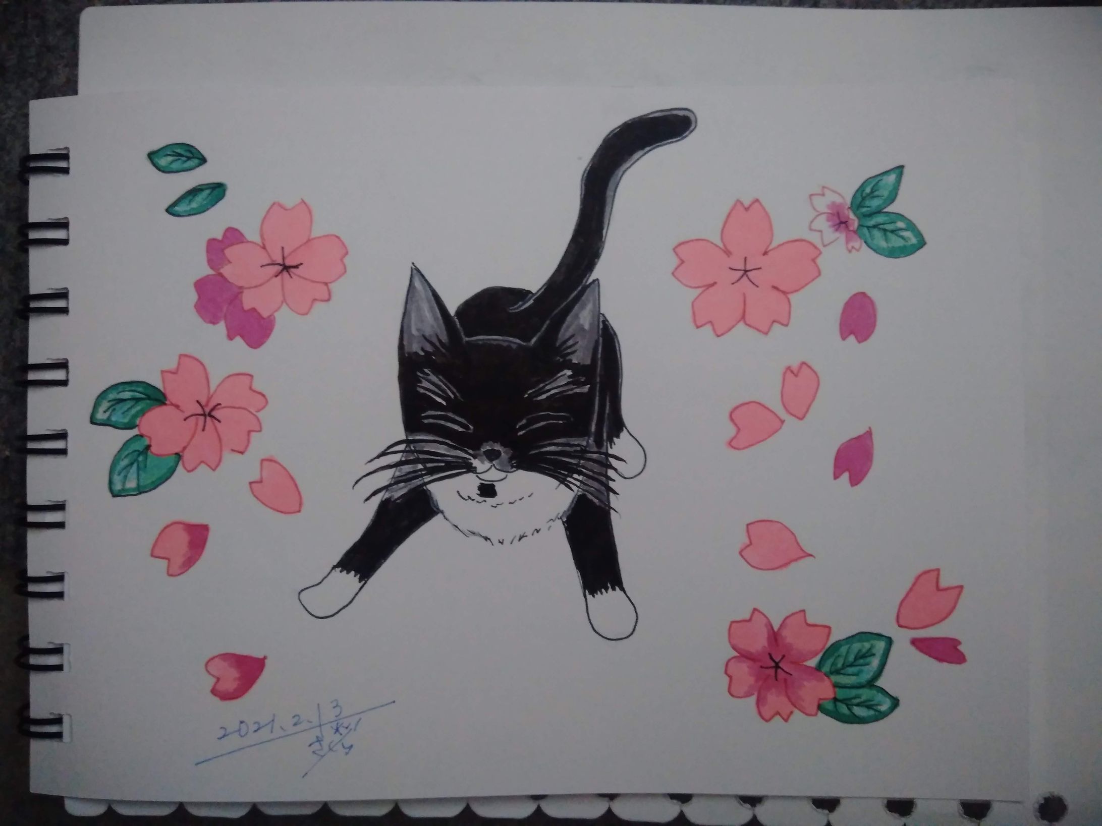 アナログイラストsample画像⑨-1