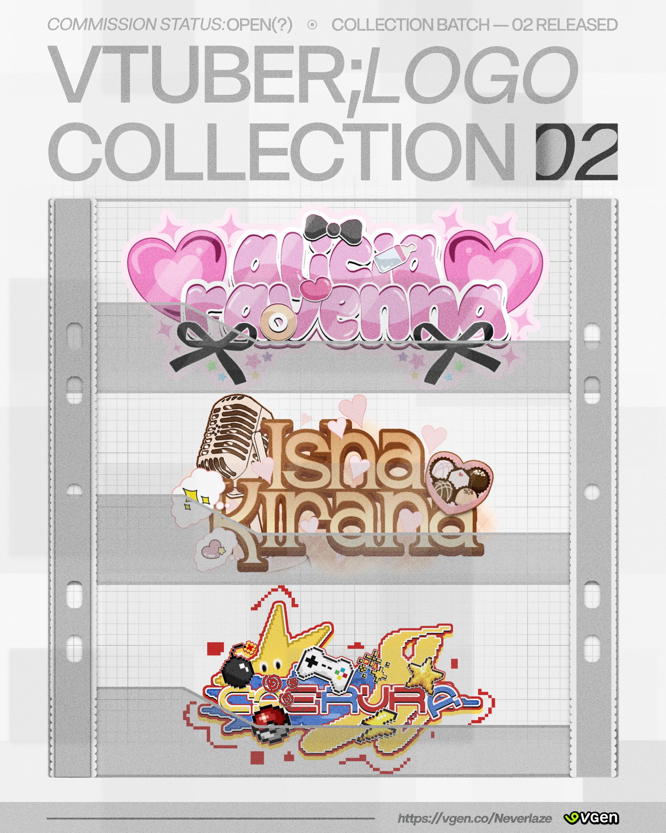 [FAN MADE] - VTUBER - LOGOFOLIO WORK COLLECTION 02-1