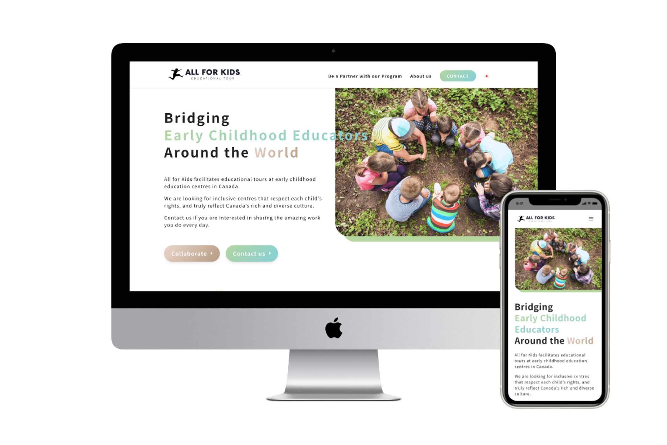 Website Design & Development - All for Kids-1