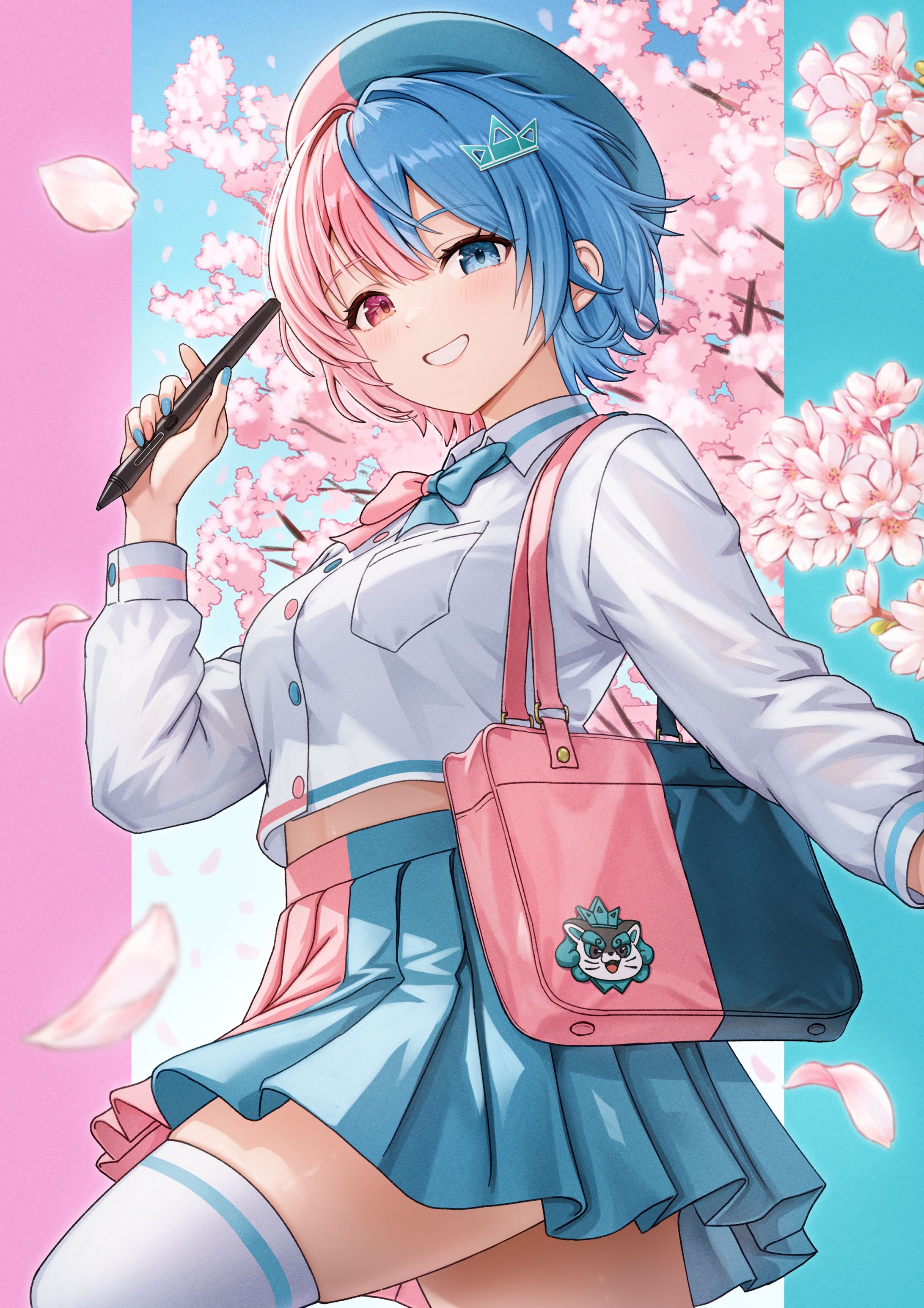 spring girl！（Huion様 液タブPRイラスト）-1