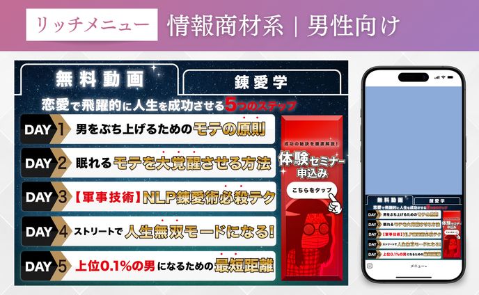 情報商材系 | 男性向け
