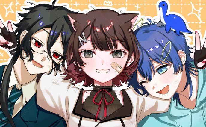 猫乃寝のあ様、ロワ様、けてふ様 commission