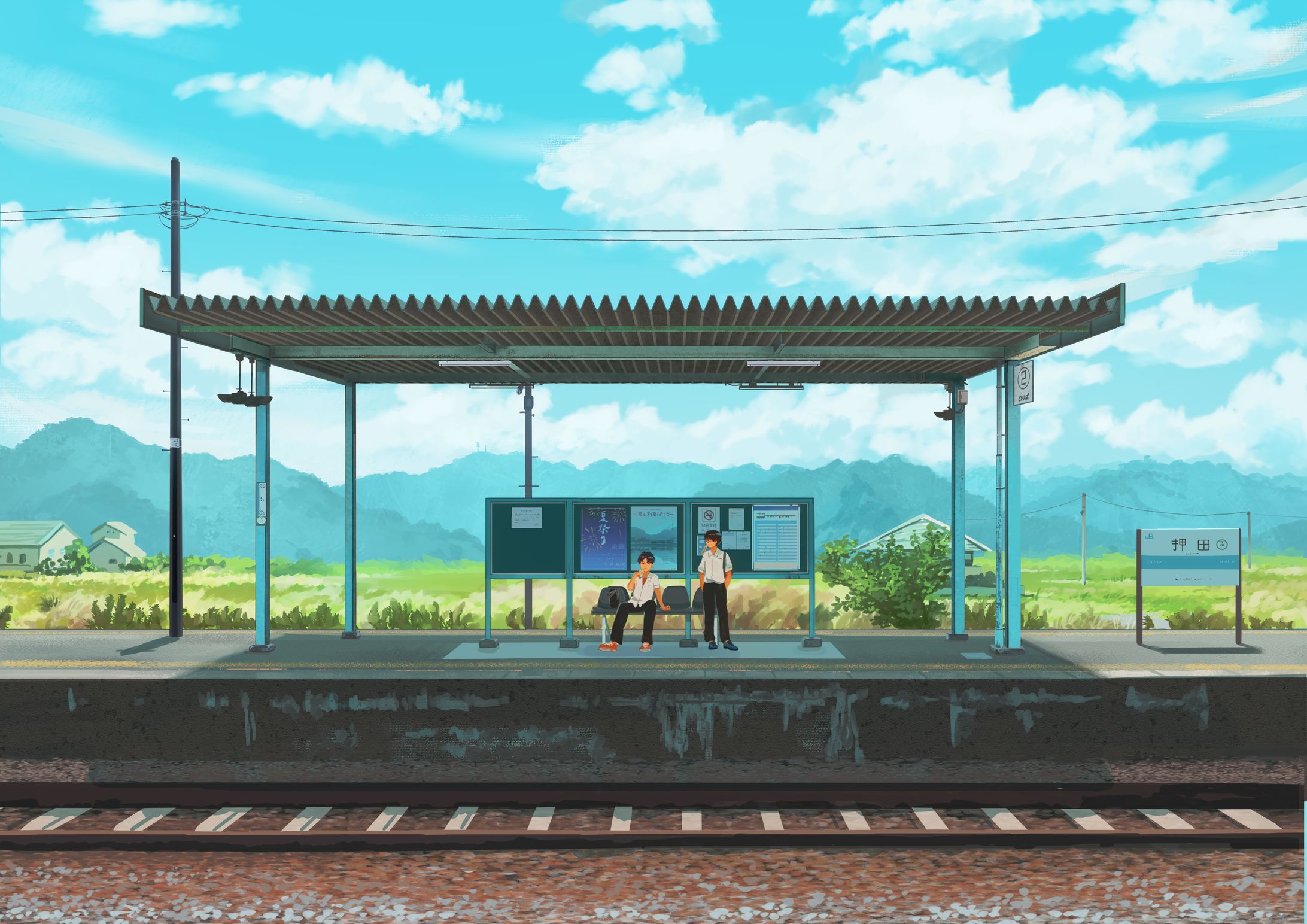 オリジナル背景イラスト -1