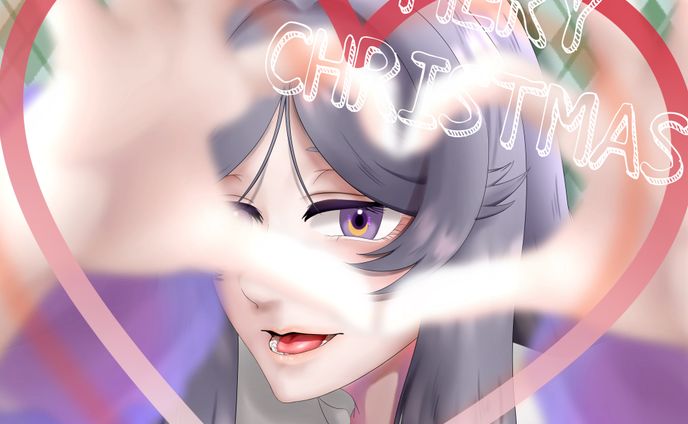 紫月紫 Xmas イラスト