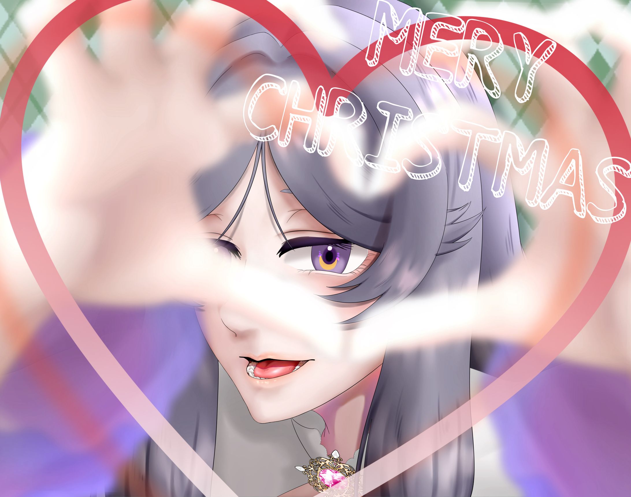 紫月紫 Xmas イラスト-1