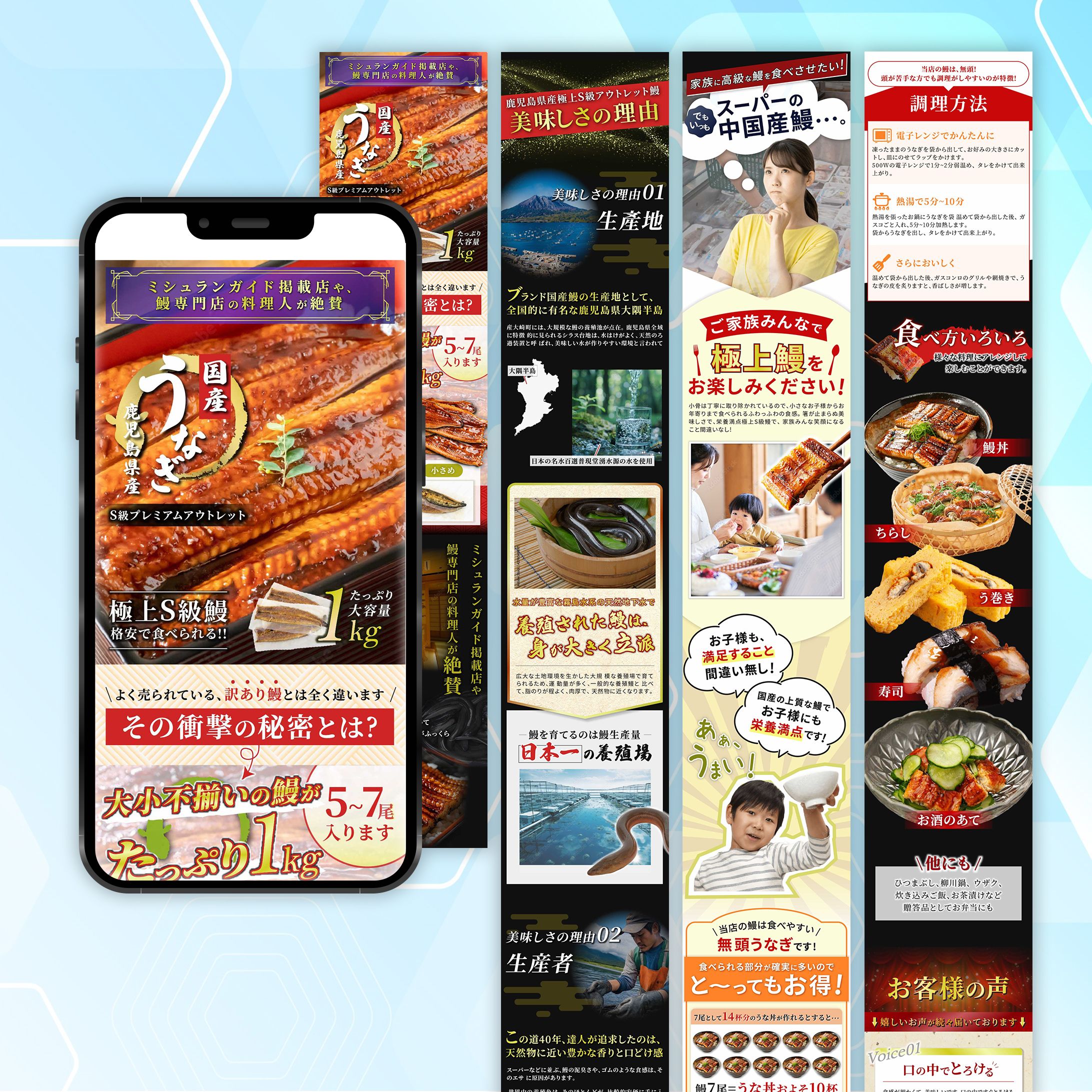 【通販LP】国産うなぎ-1