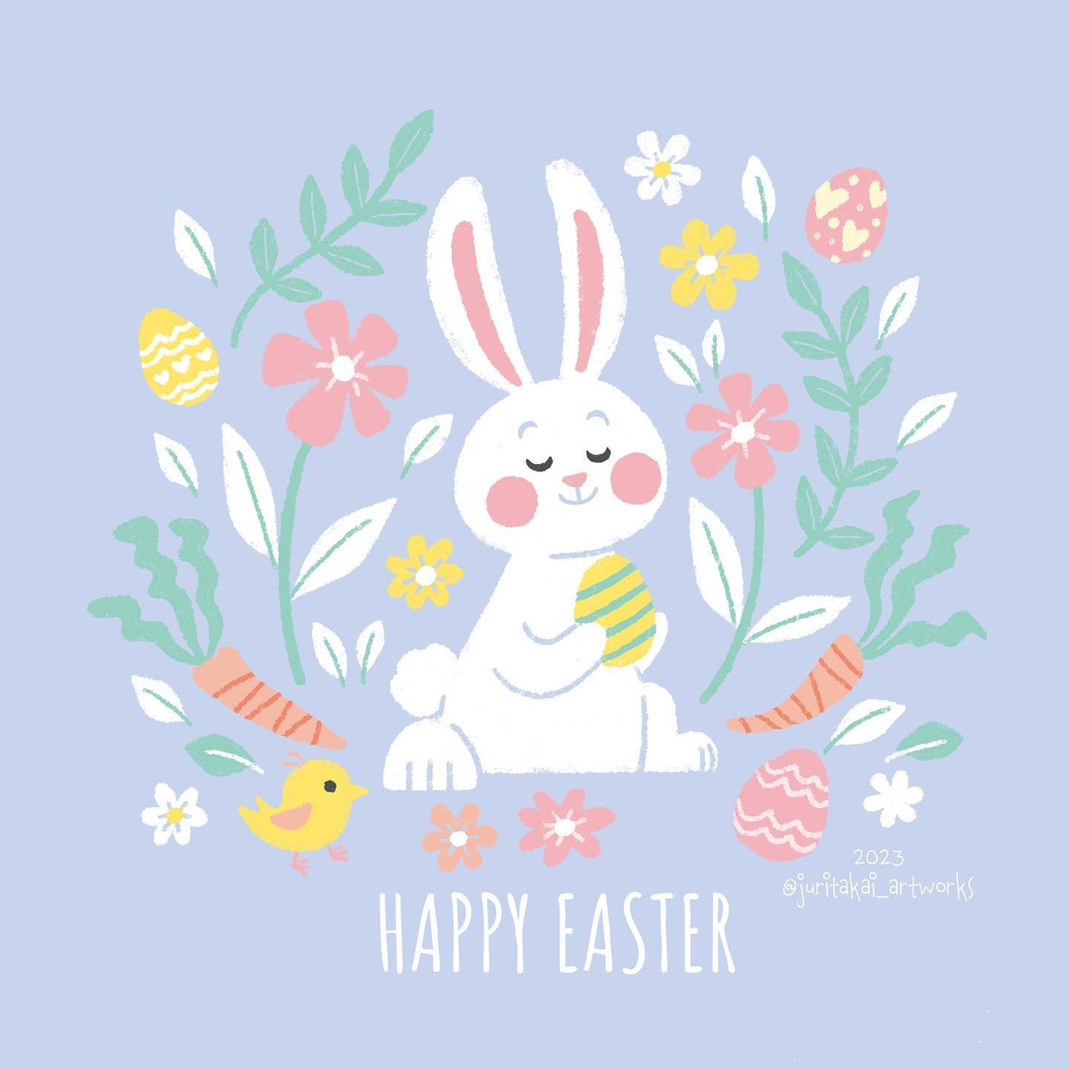 イースターバニー

今月のadobefrescoのテーマ投稿が「うさぎ」なのでイースターバニーを描いた。
ちなみに先月のケーキ(ブッシュドノエル描いた)で選ばれてアドビグッズ頂きます♪

#adobefresco #adobefrescoillustration 
#easterbunny #easter #spring 
#illustration #artwork 
#artofinstagram #kidlit 
#kidlitart #kidlitillustration 
#イラストレーター #高井じゅり 
#animalillustration #動物イラスト 
#うさぎ #いらすとぐらむ #イラスト 
#イースターバニー #イースター-1