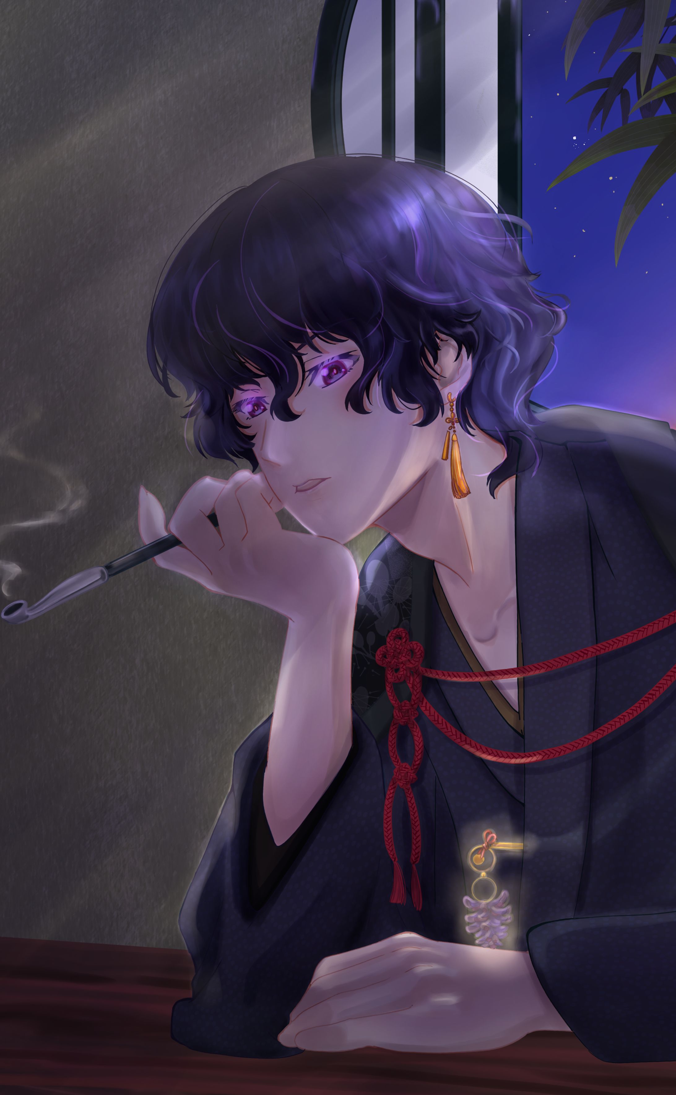 宵闇【サンプルイラスト】-1