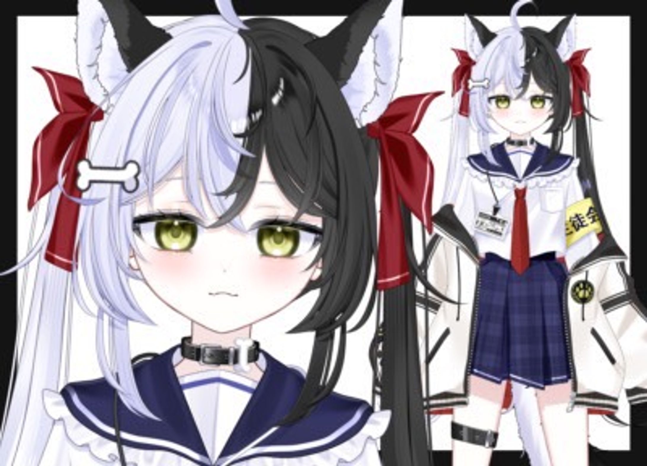 ケルベロスの生徒会長/パーツ分けイラスト-1