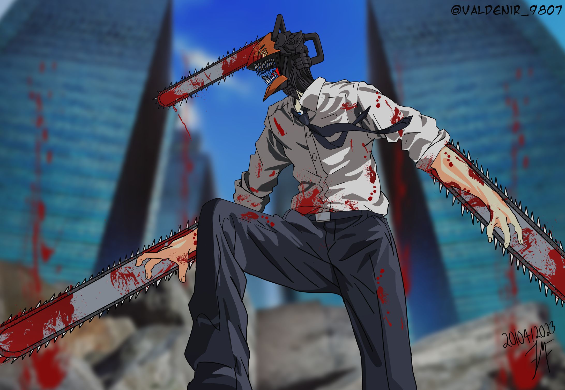 Chainsaw man Fanart-1