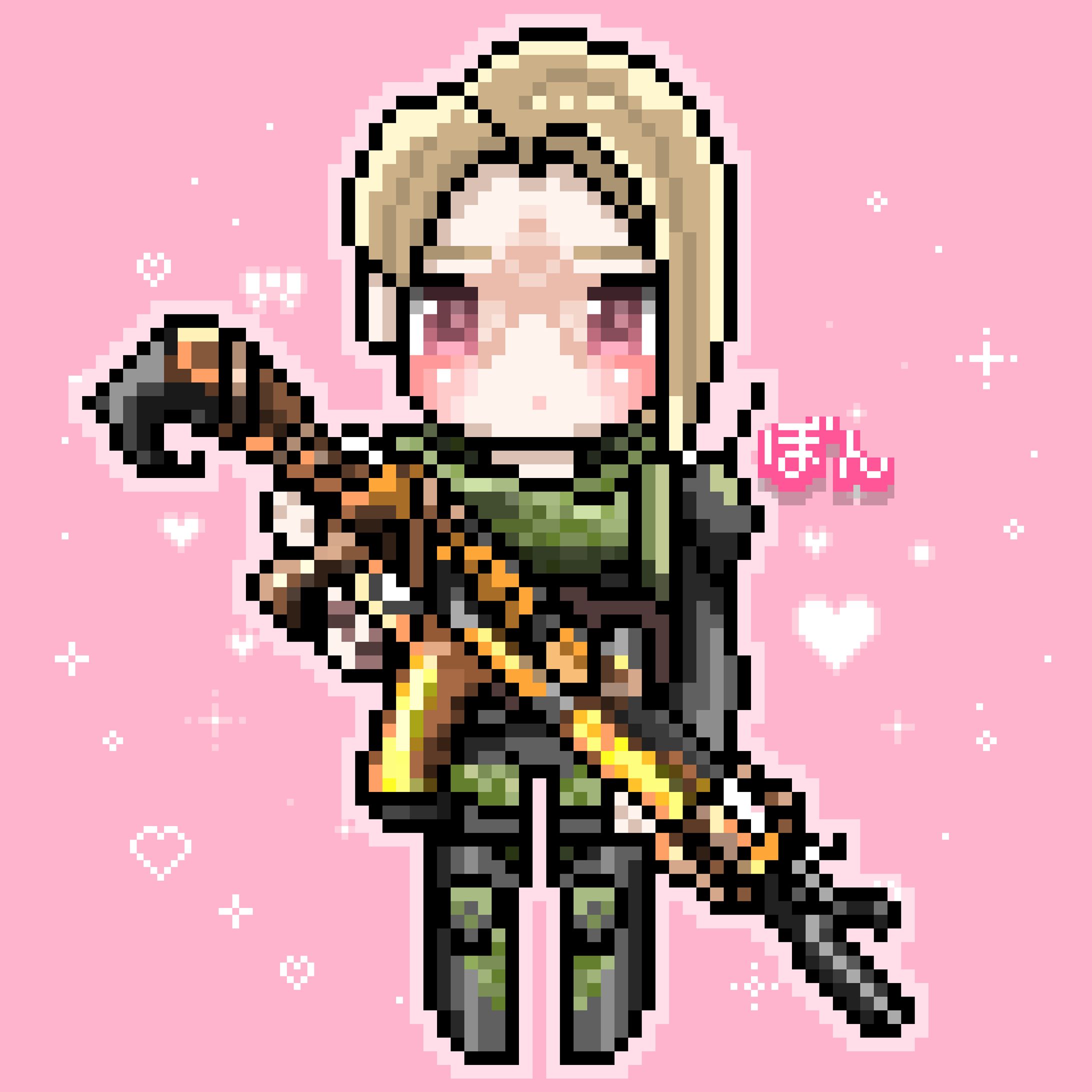 ぼん様ドット絵アイコン-1