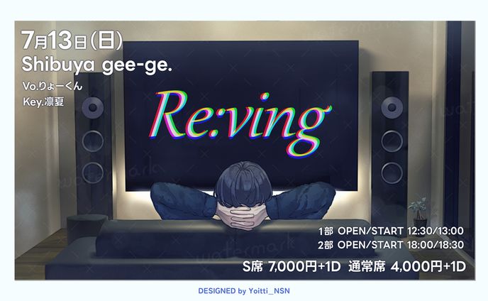 2025.6 りょーくんさんワンマンライブ告知バナー