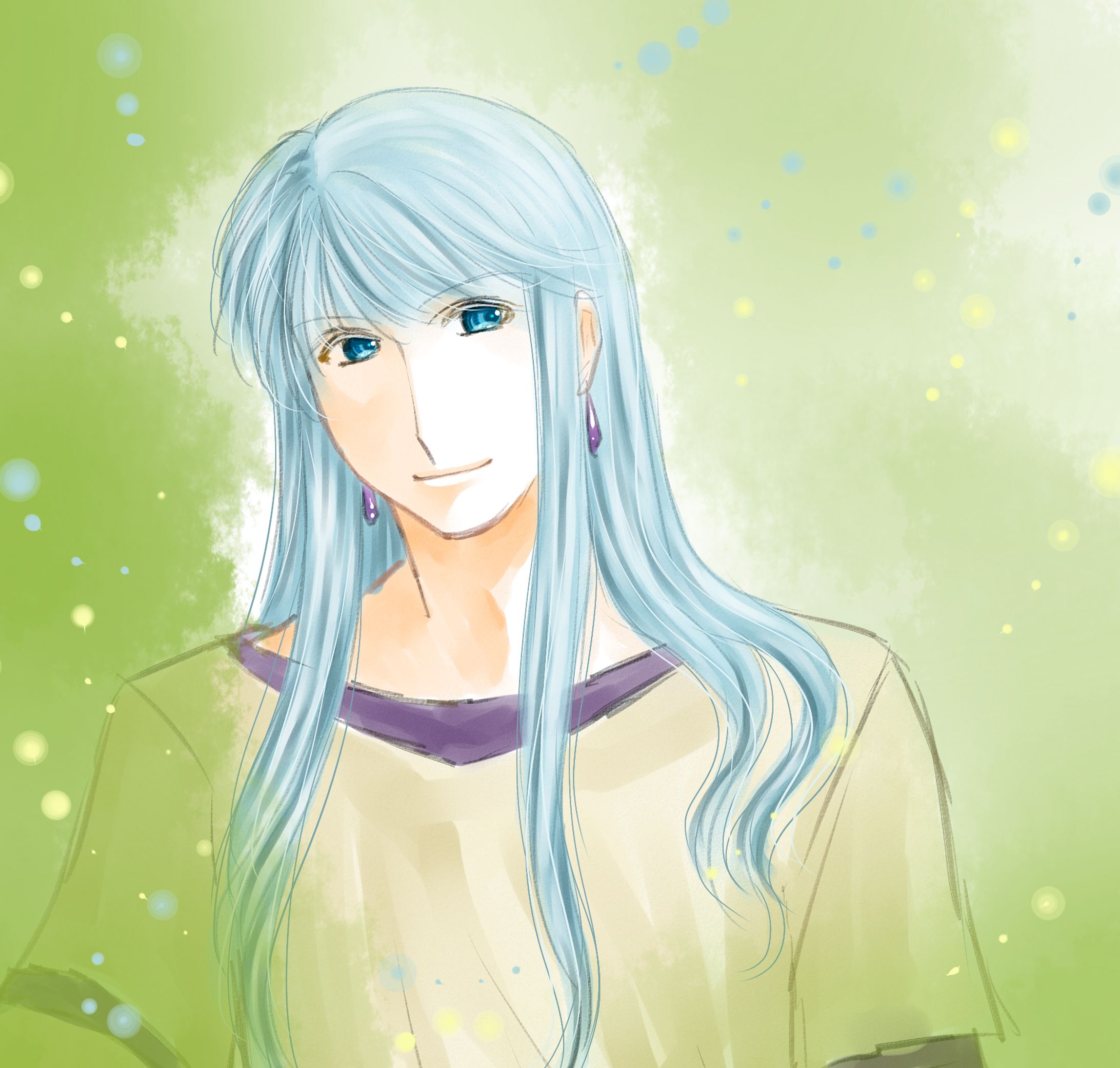 【自創作】OC（長髪男子）-1