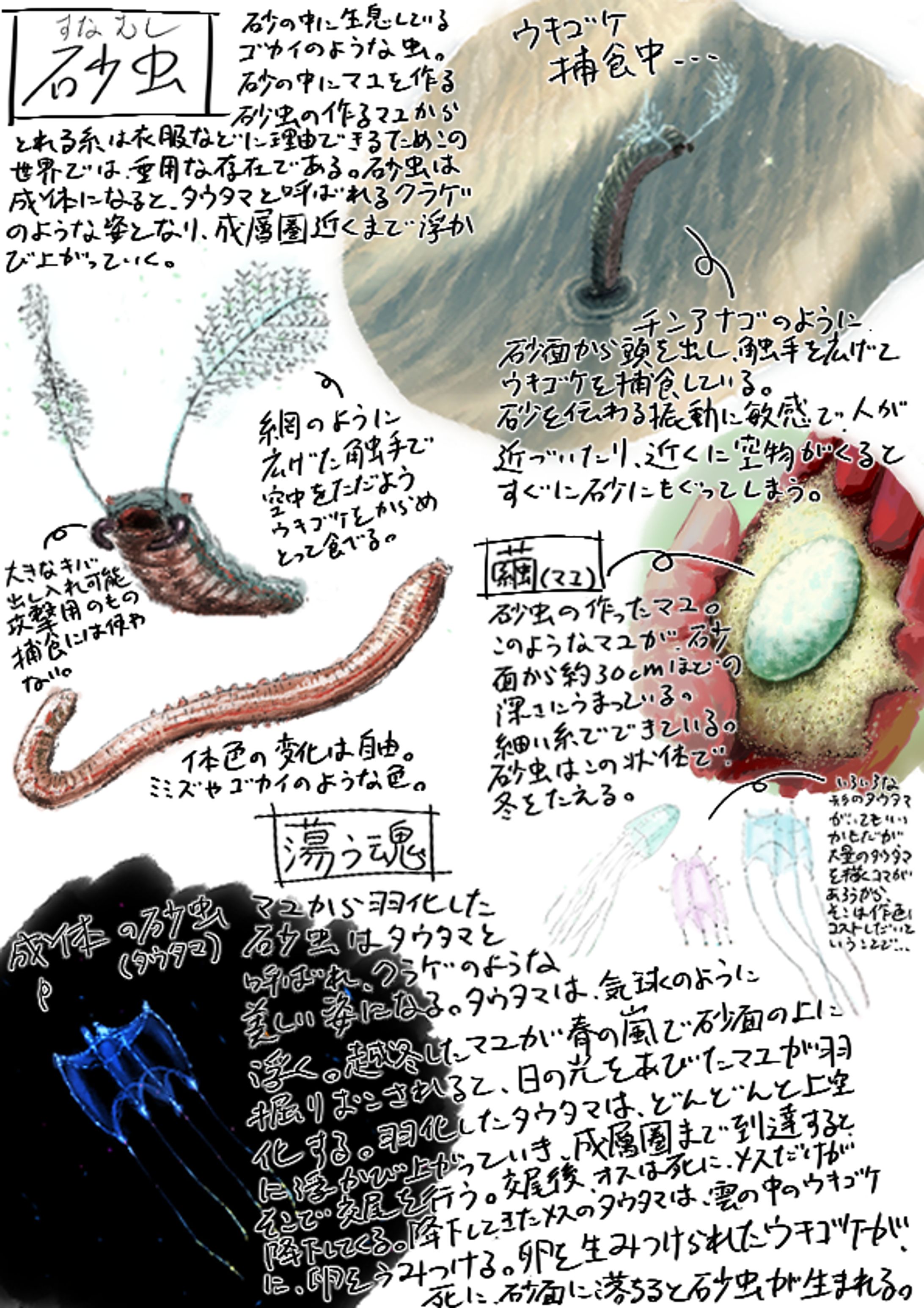 設定画やイメージボードなど-1