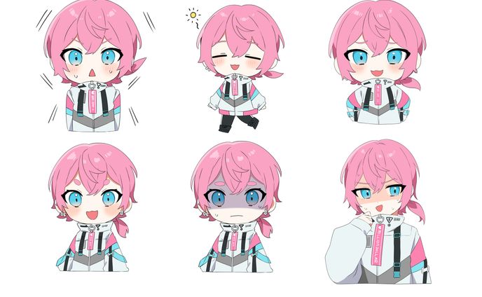 けちゃ様　short動画用イラスト