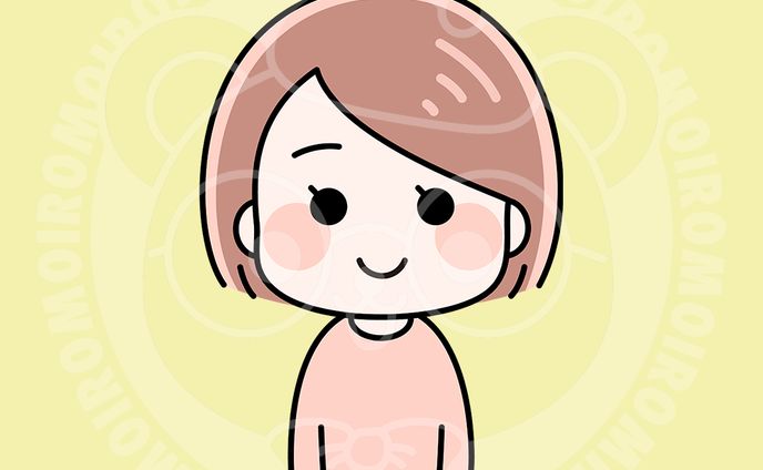 こちらを見る女性