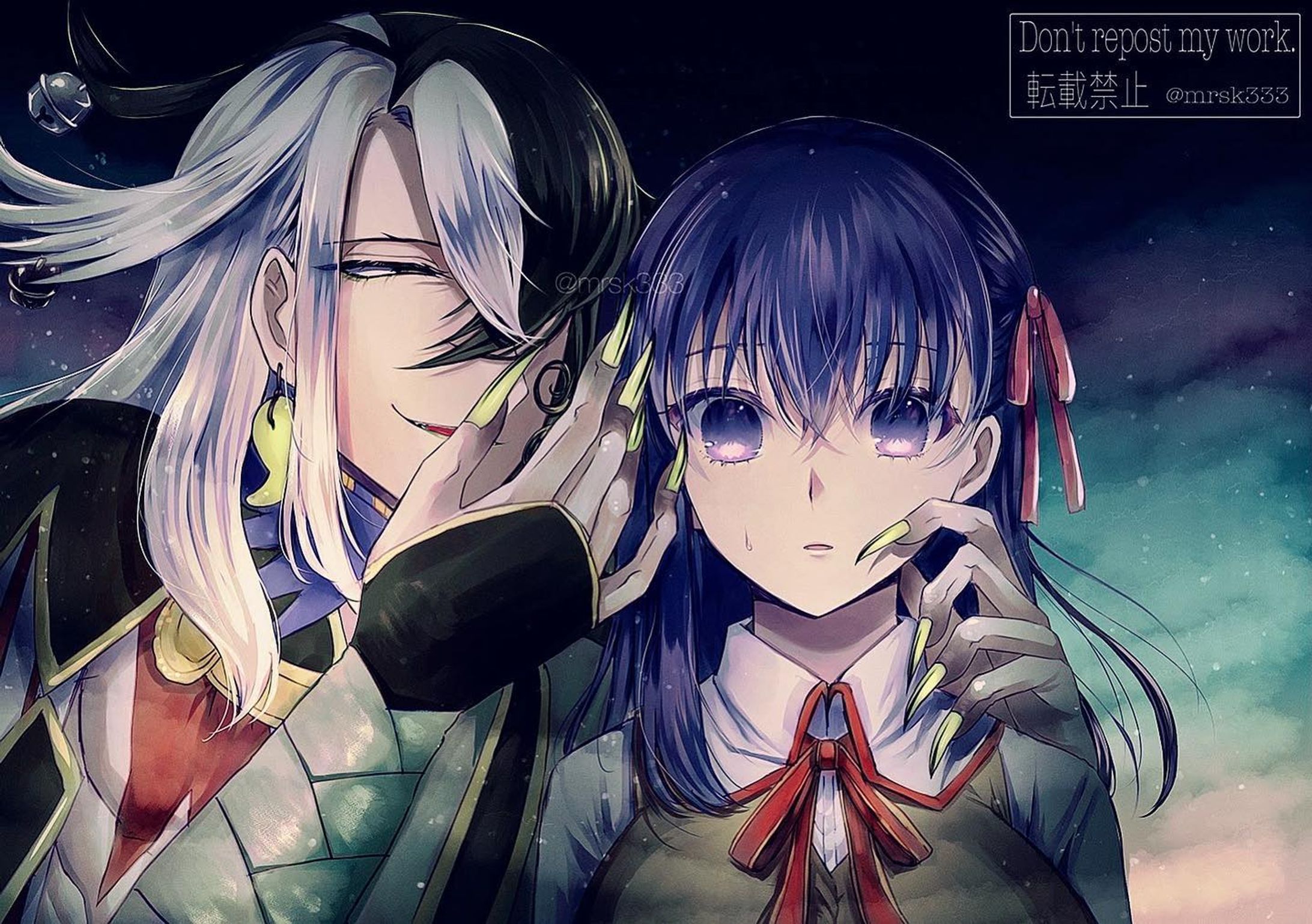 #蘆屋道満 #間桐桜 #If #Fate #イラスト #illustration-1