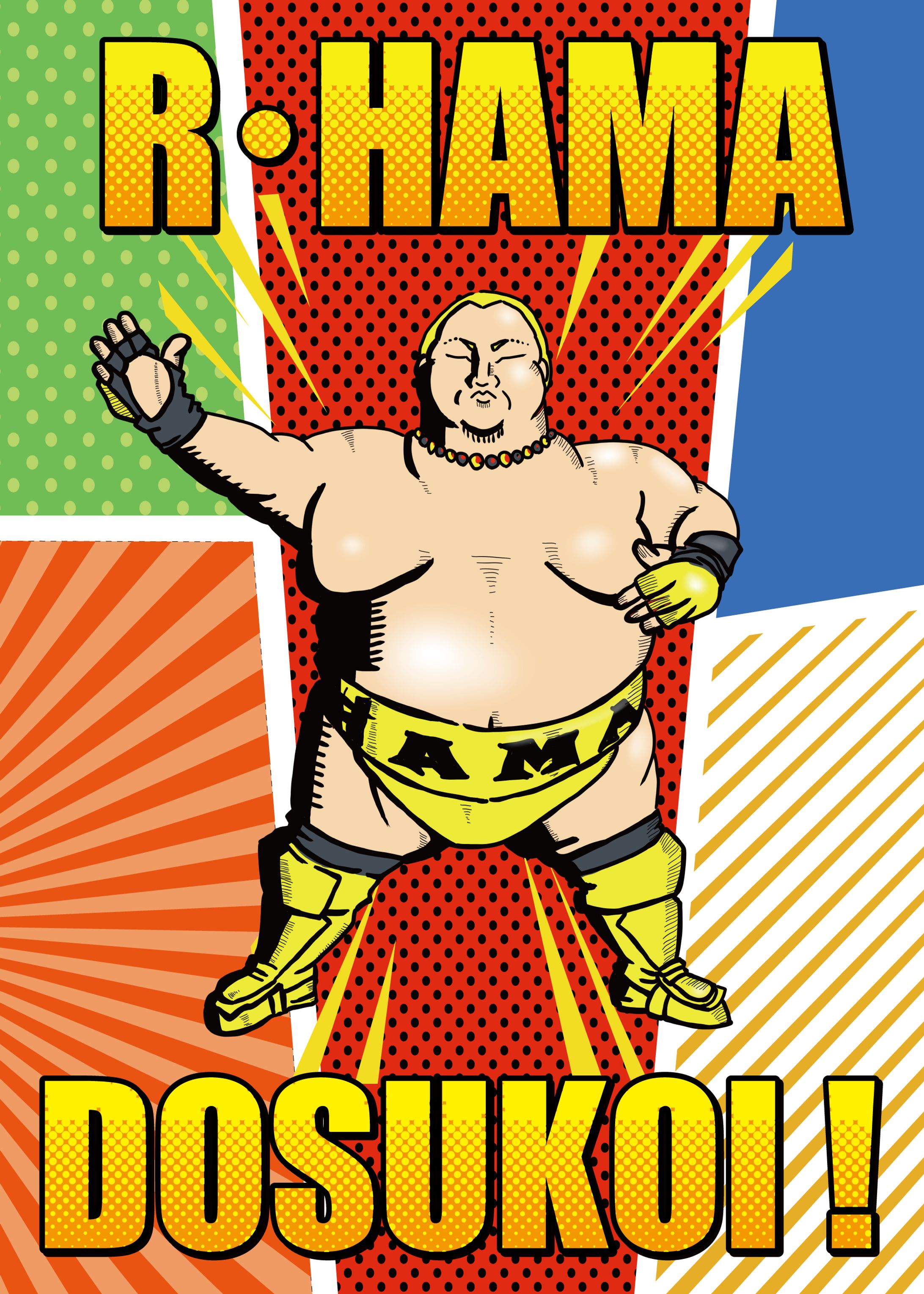 プロレスラー似顔絵イラスト-1