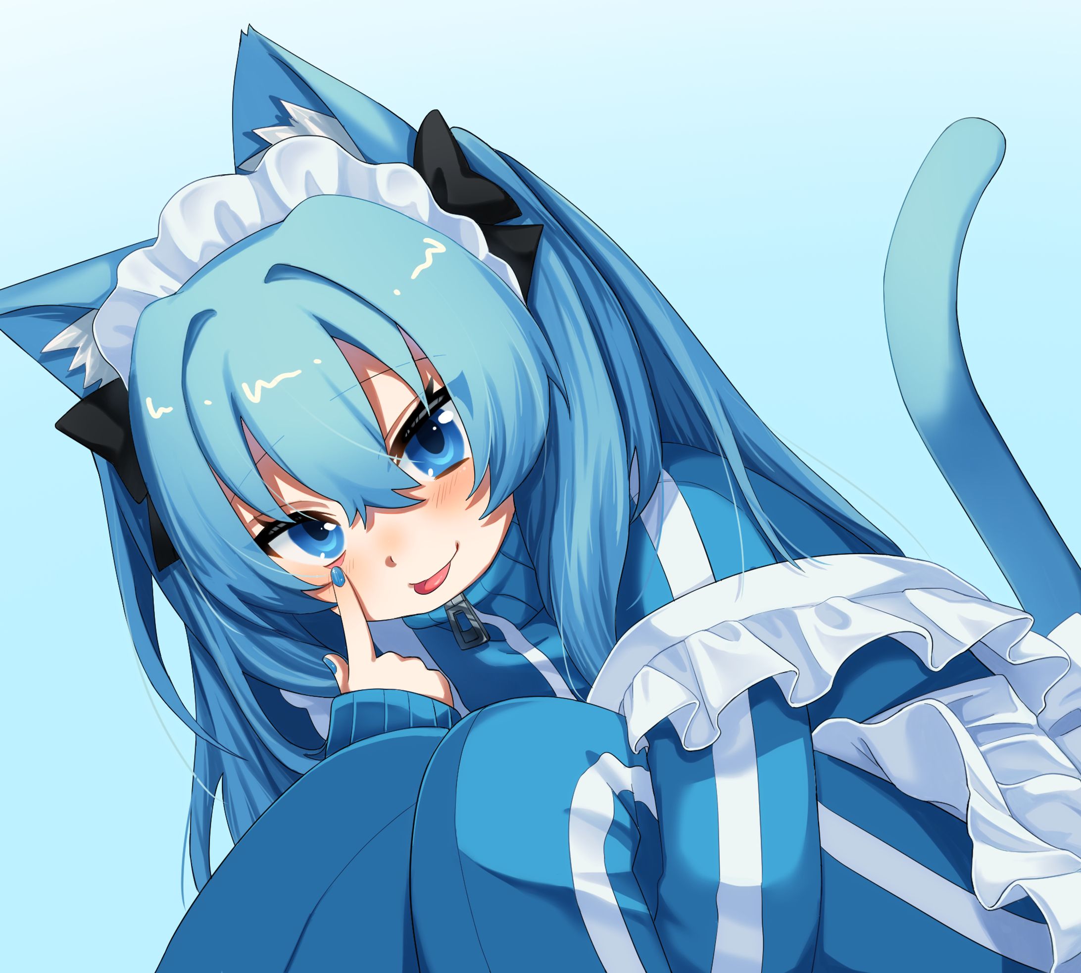ジャージねこメイド-1