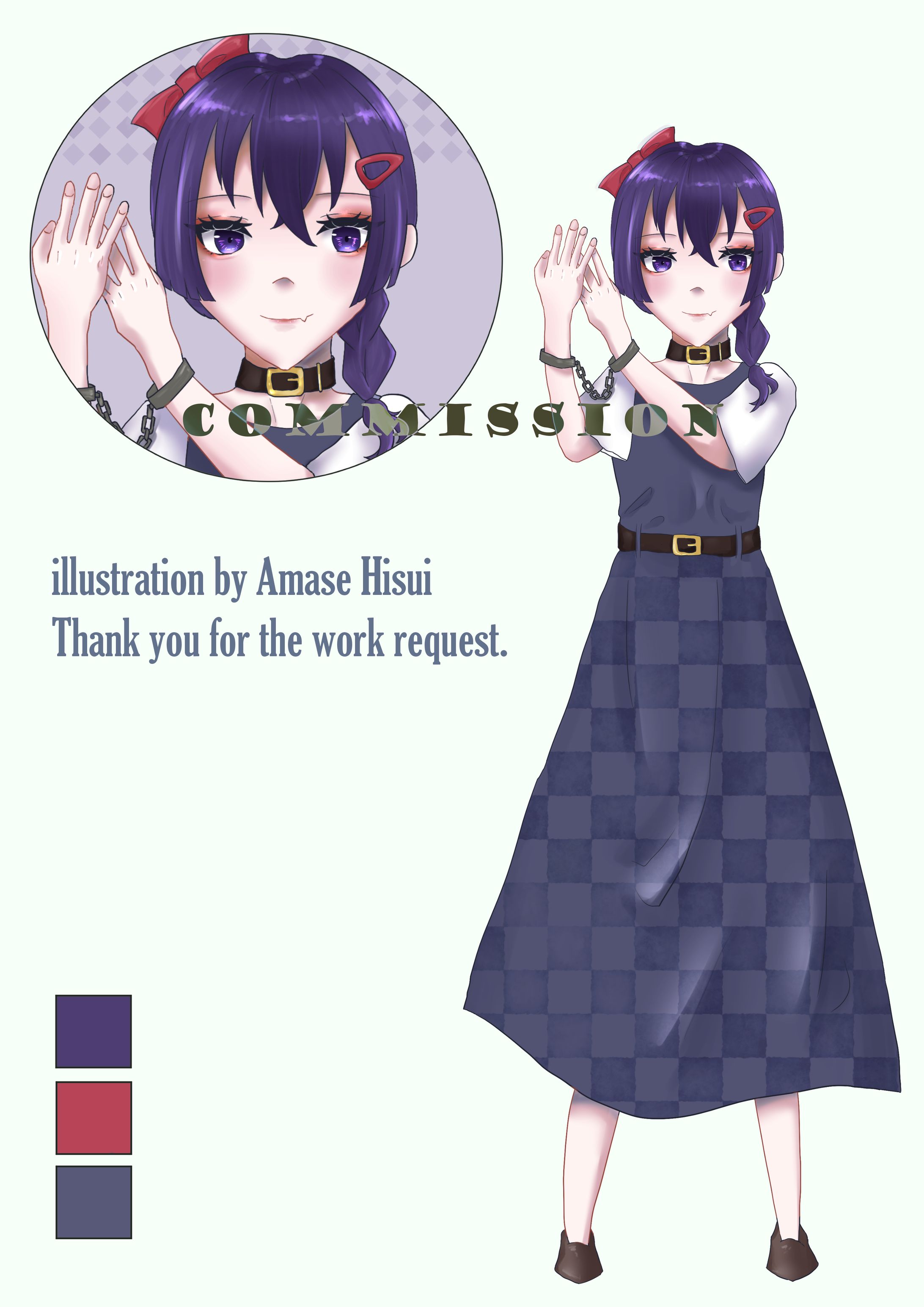 【ご依頼】全身立ち絵制作【アイコン用】12-1