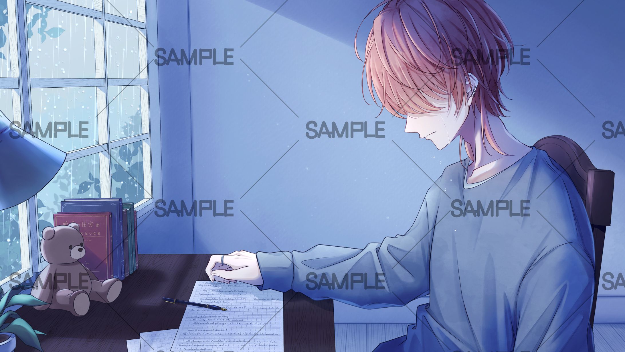 私が明日死ぬなら/キタニタツヤ(Cover) ver.七瀬。MVイラスト-1