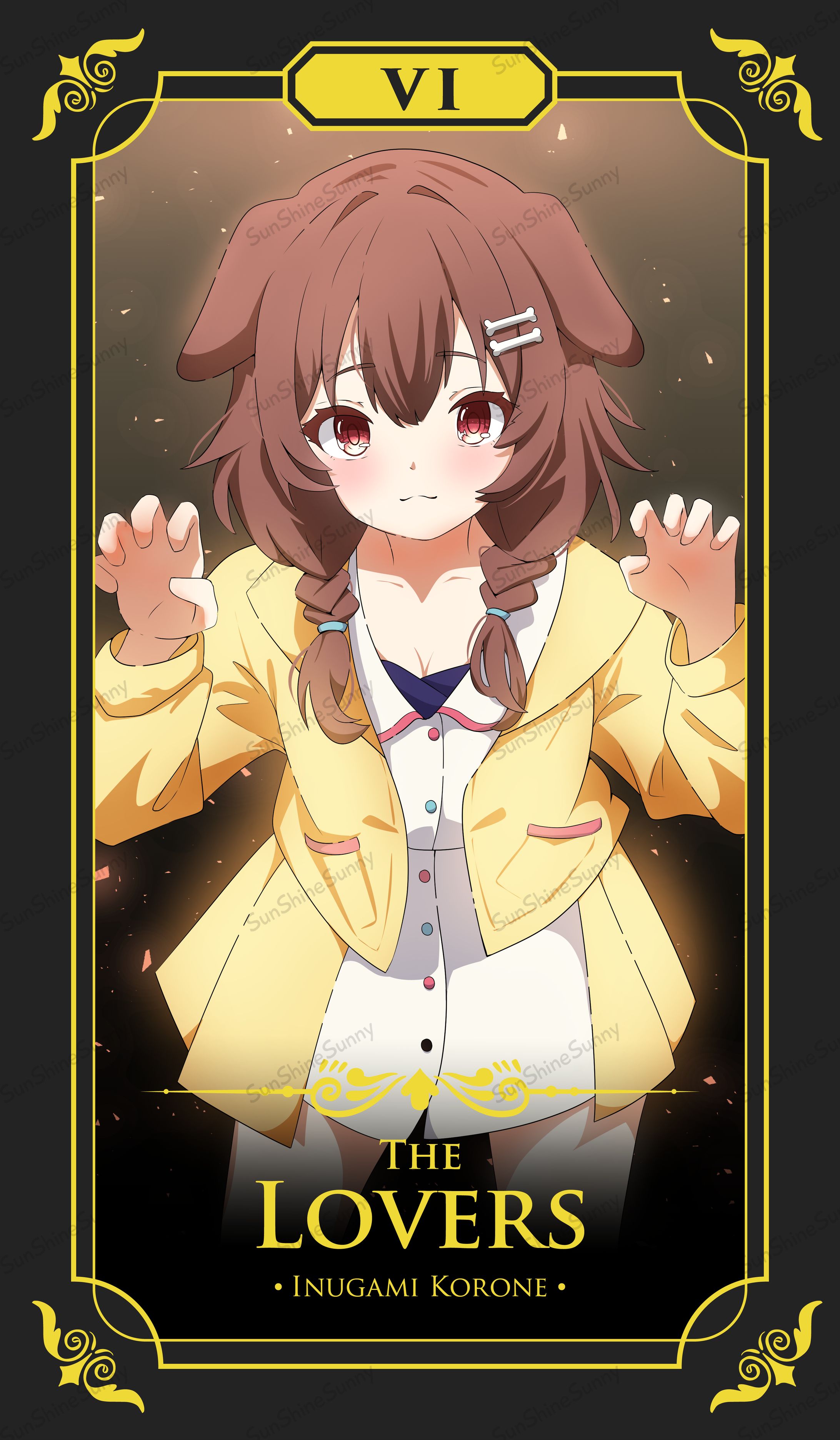 【Tarot Card】VI - Inugami Korone-1