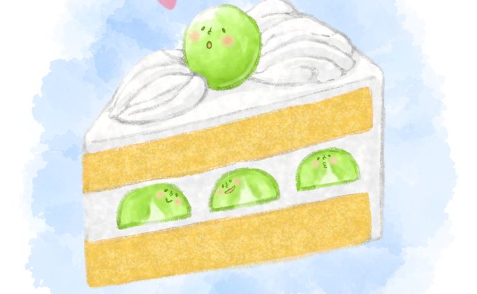 シャインマスカットケーキ