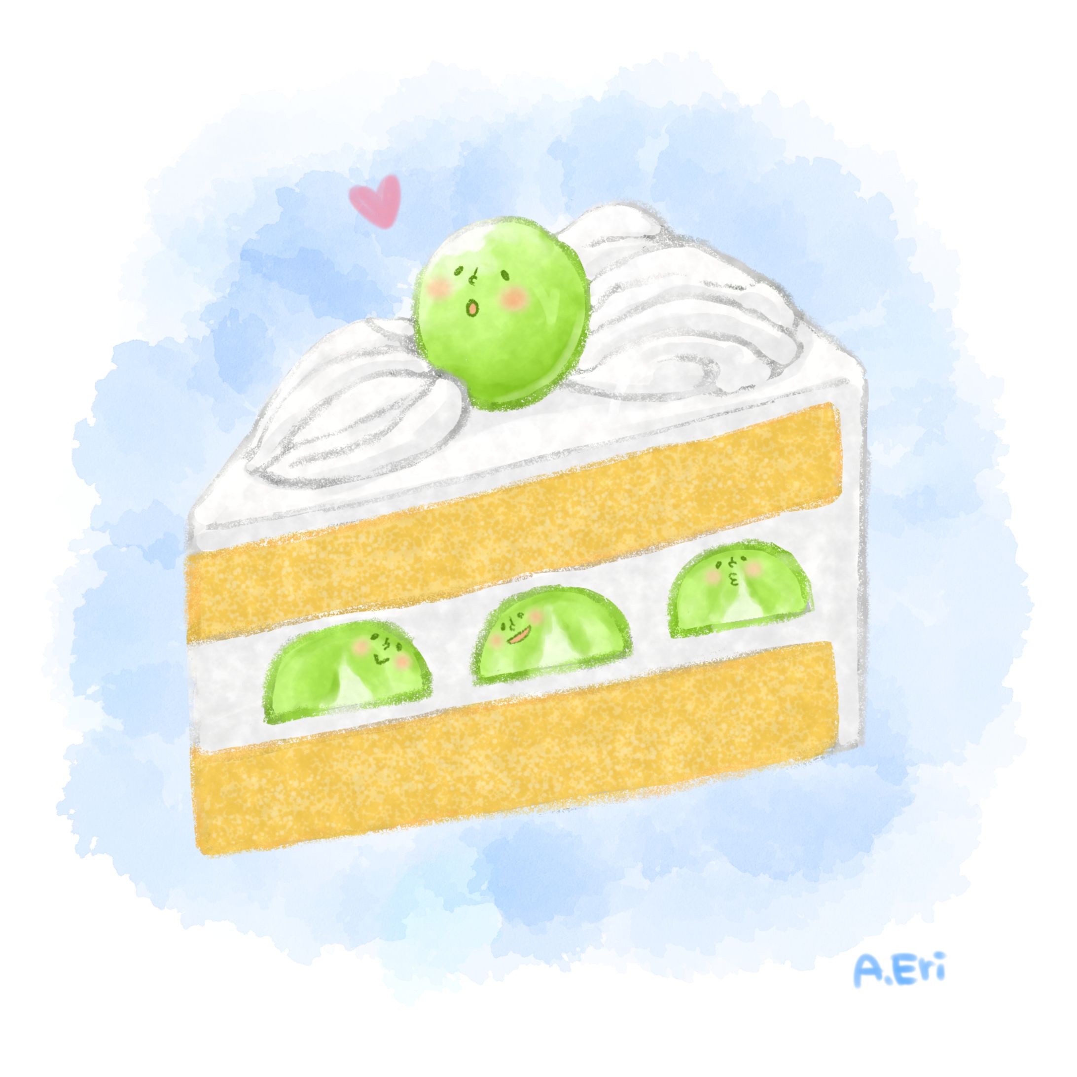 シャインマスカットケーキ-1