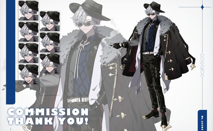 【ご依頼】TRPG立ち絵 / 2024.04