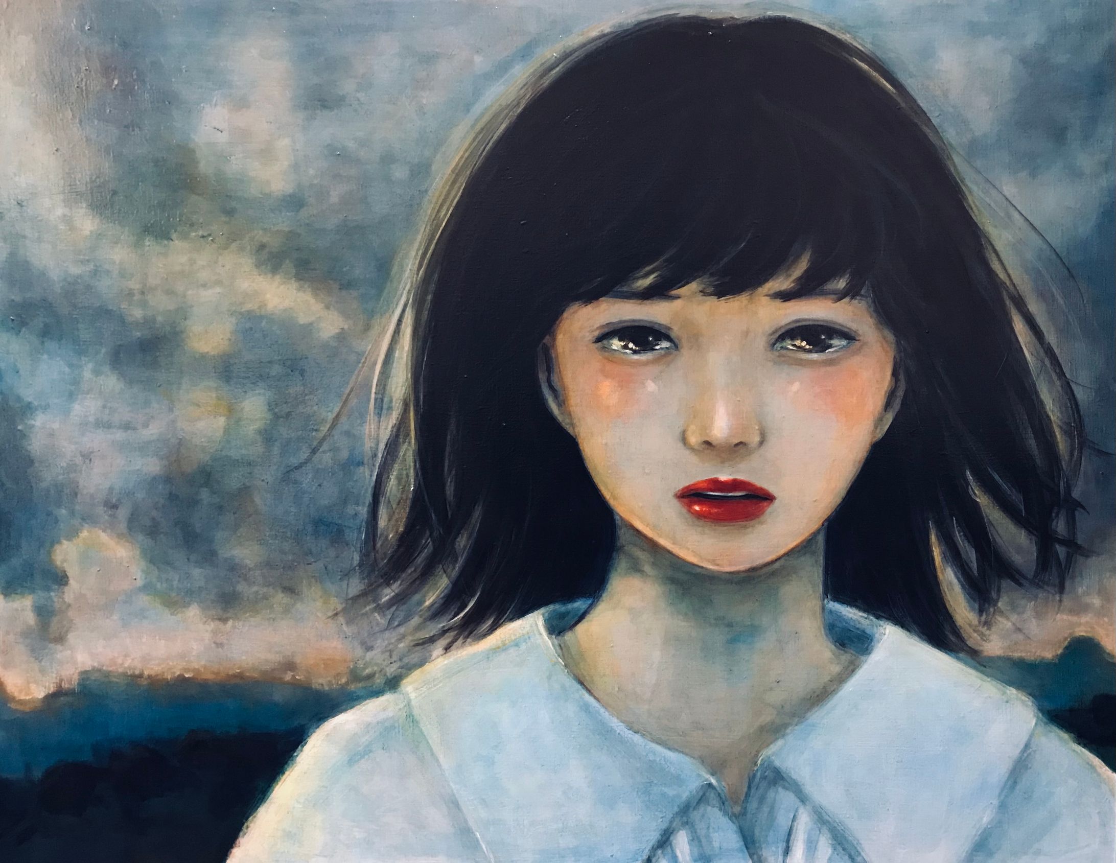 もう戻れない(あさご芸術の森美術館「朝展2021」朝来市教育委員会賞受賞F50)-1