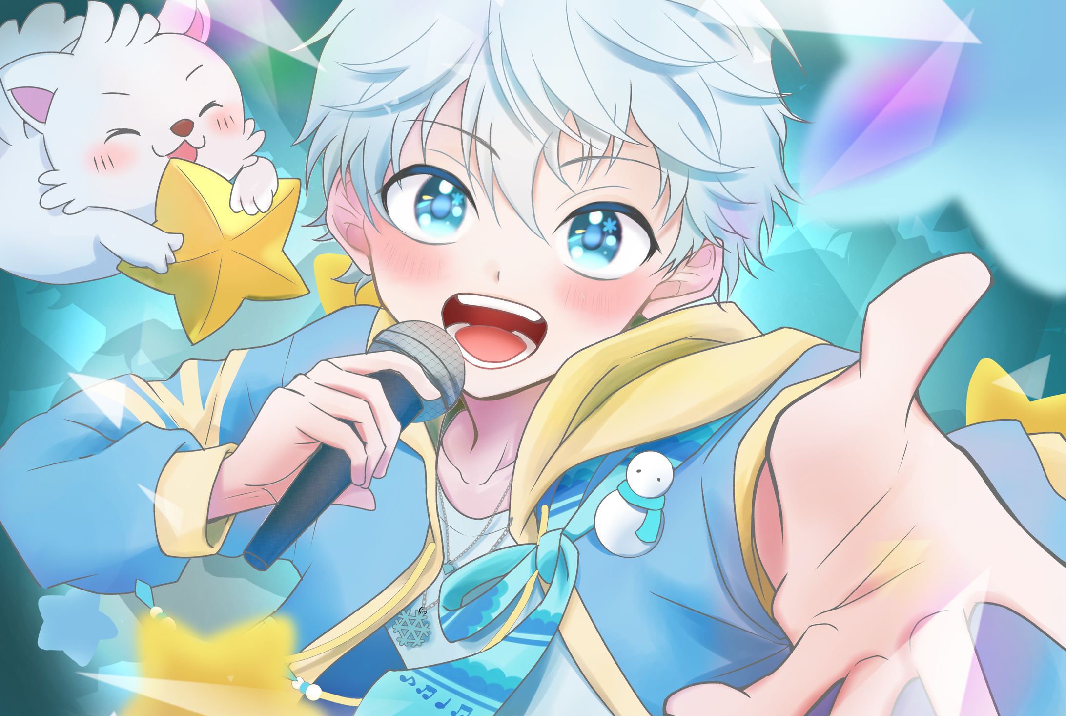 半身イラスト-1