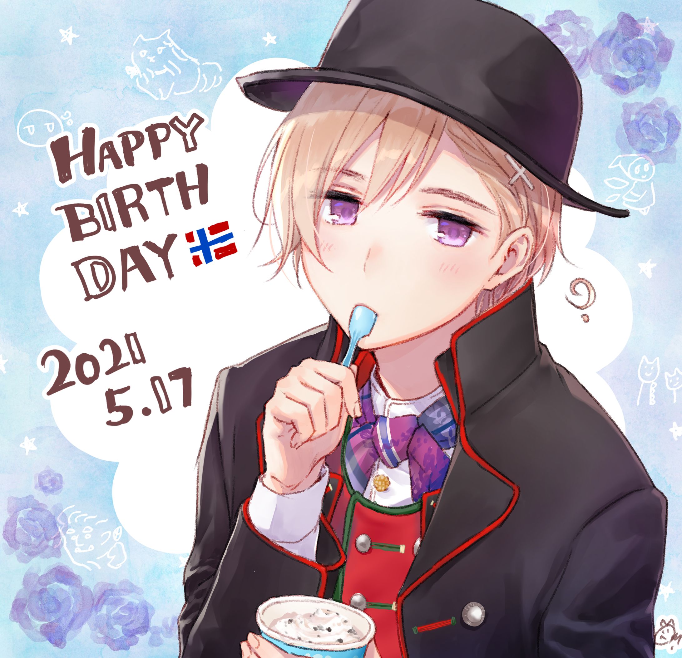 二次創作イラスト-1