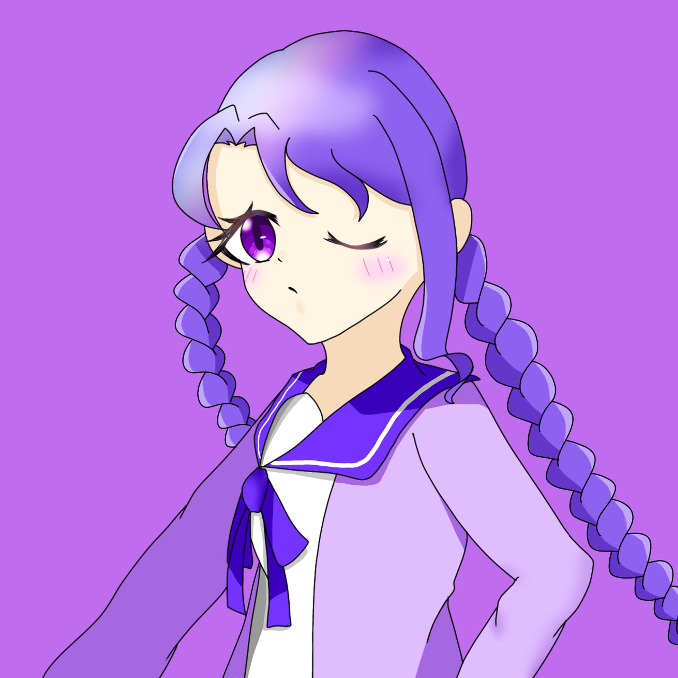 ぶどうの女の子-1