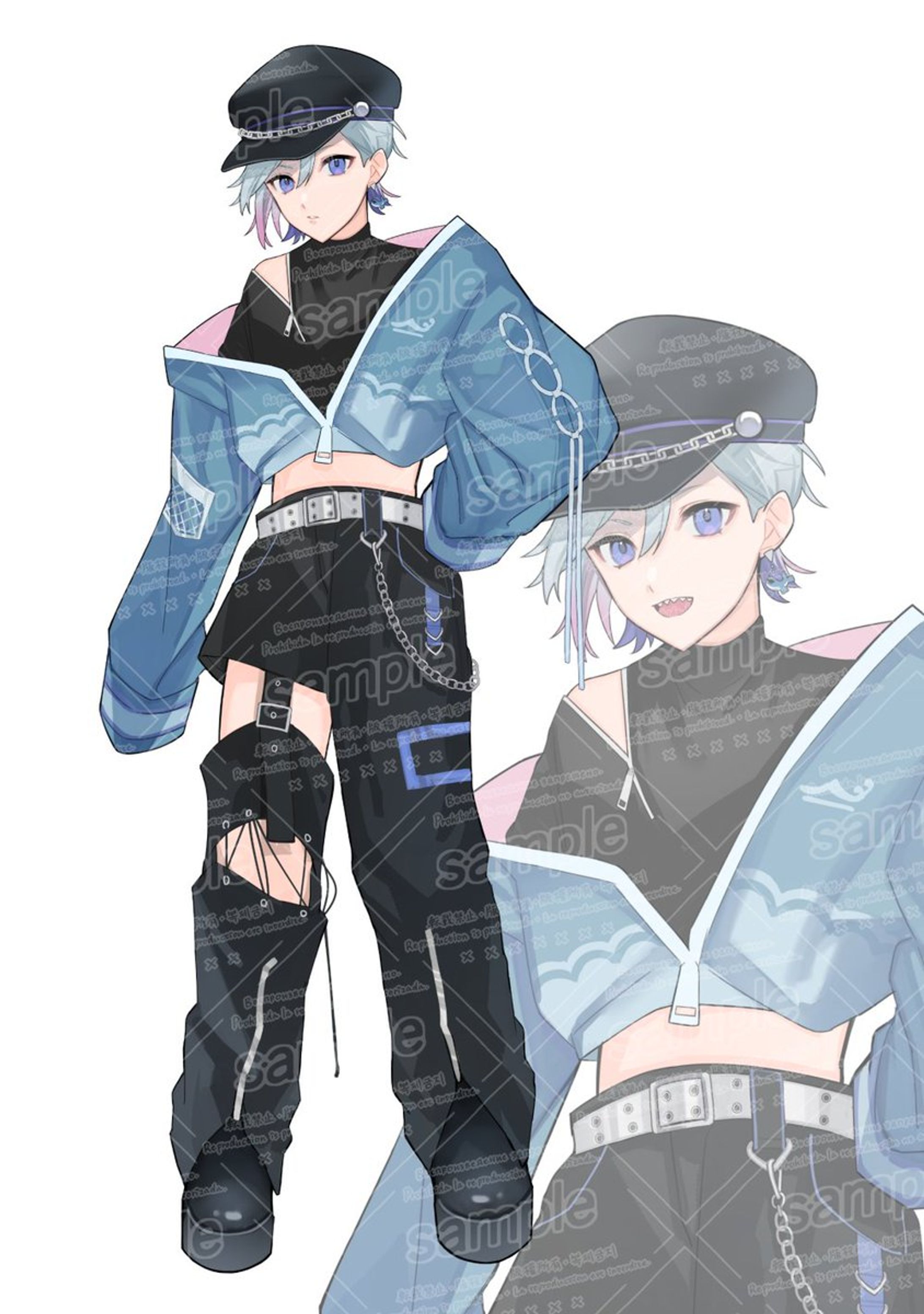 Work／羽海カオル様 立ち絵-1