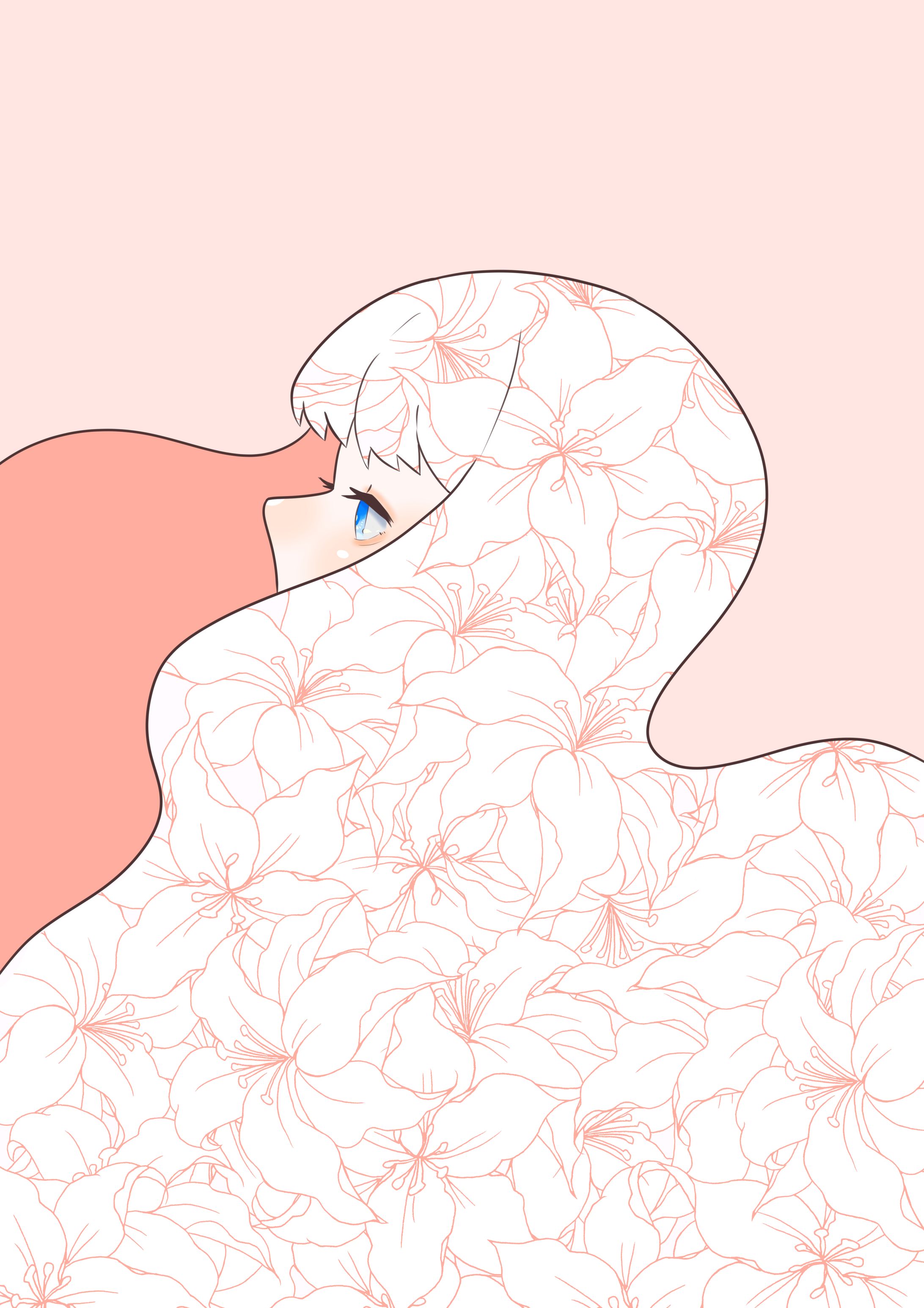 【イラスト】花の子-1