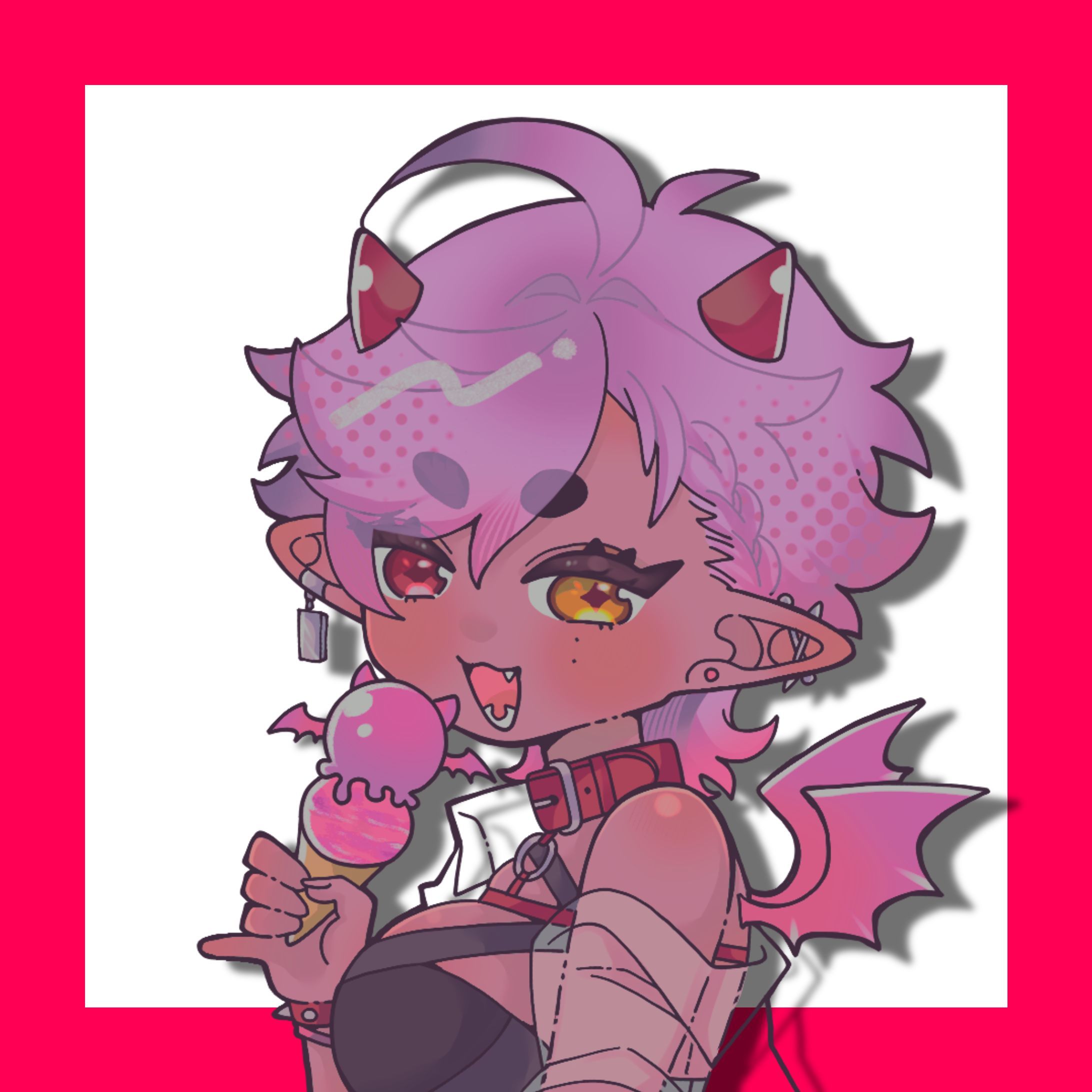 自主制作イラスト 夏-1