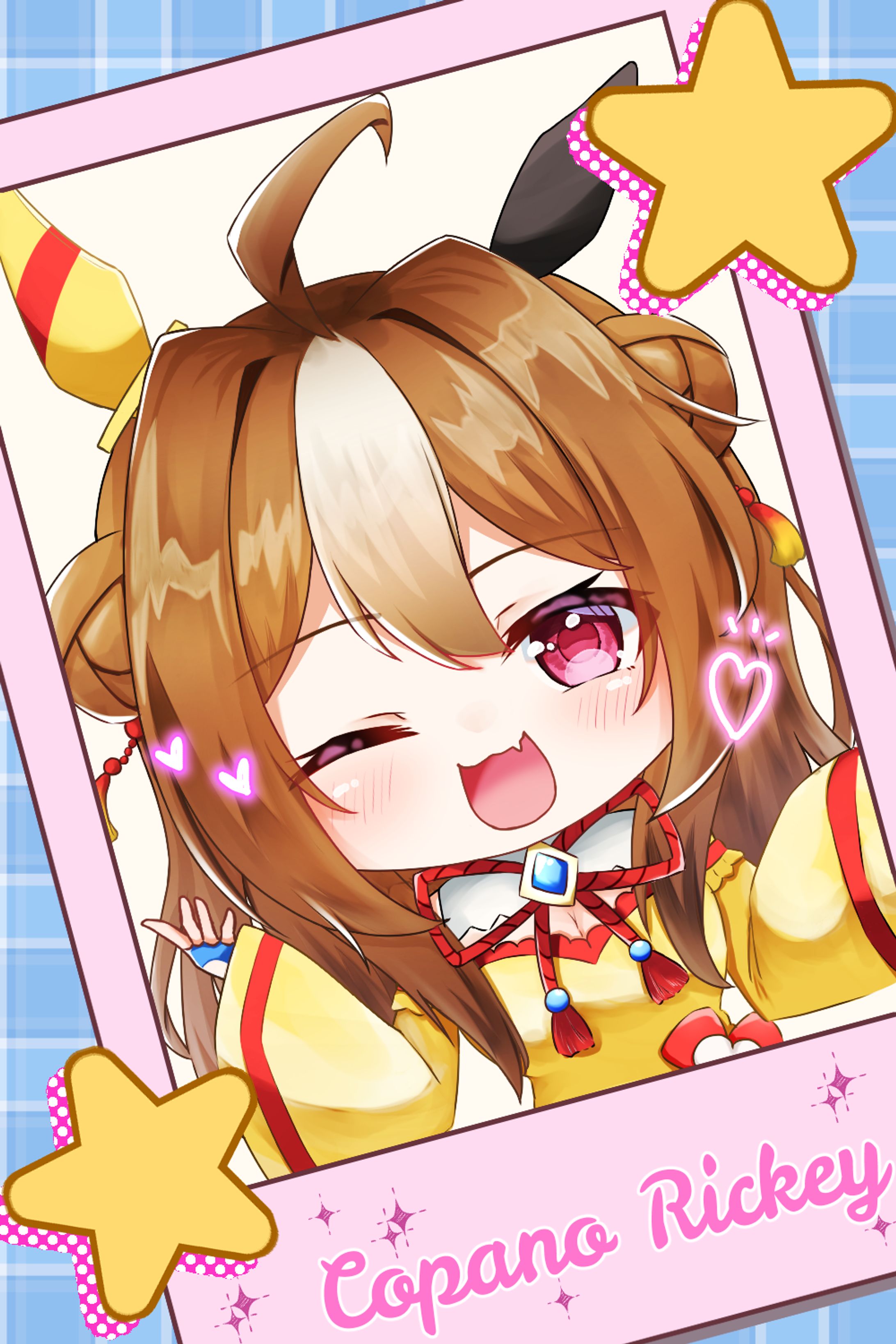 コパノリッキー誕生日イラスト-1
