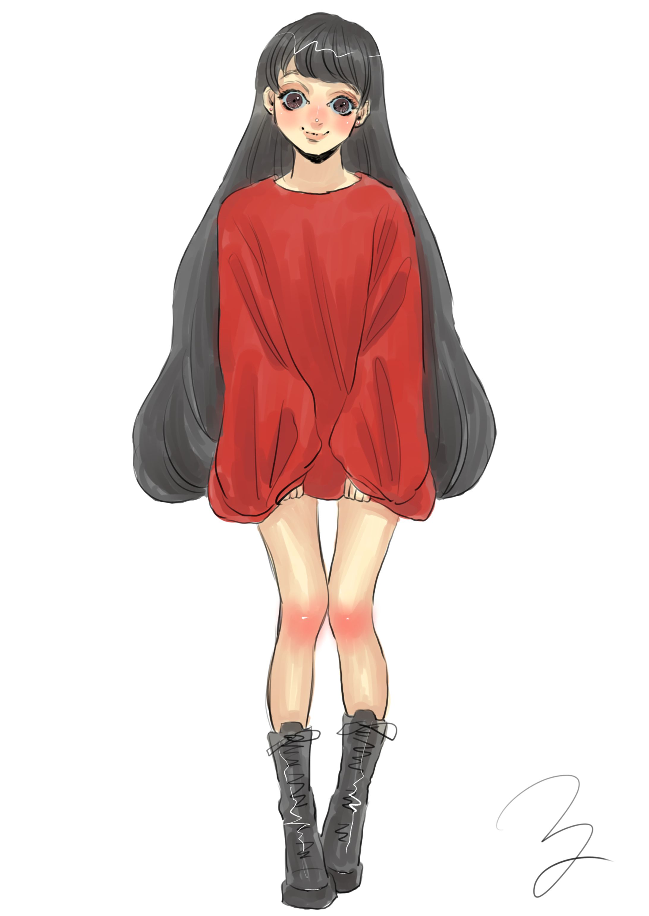 イラスト　立ち絵例等-1