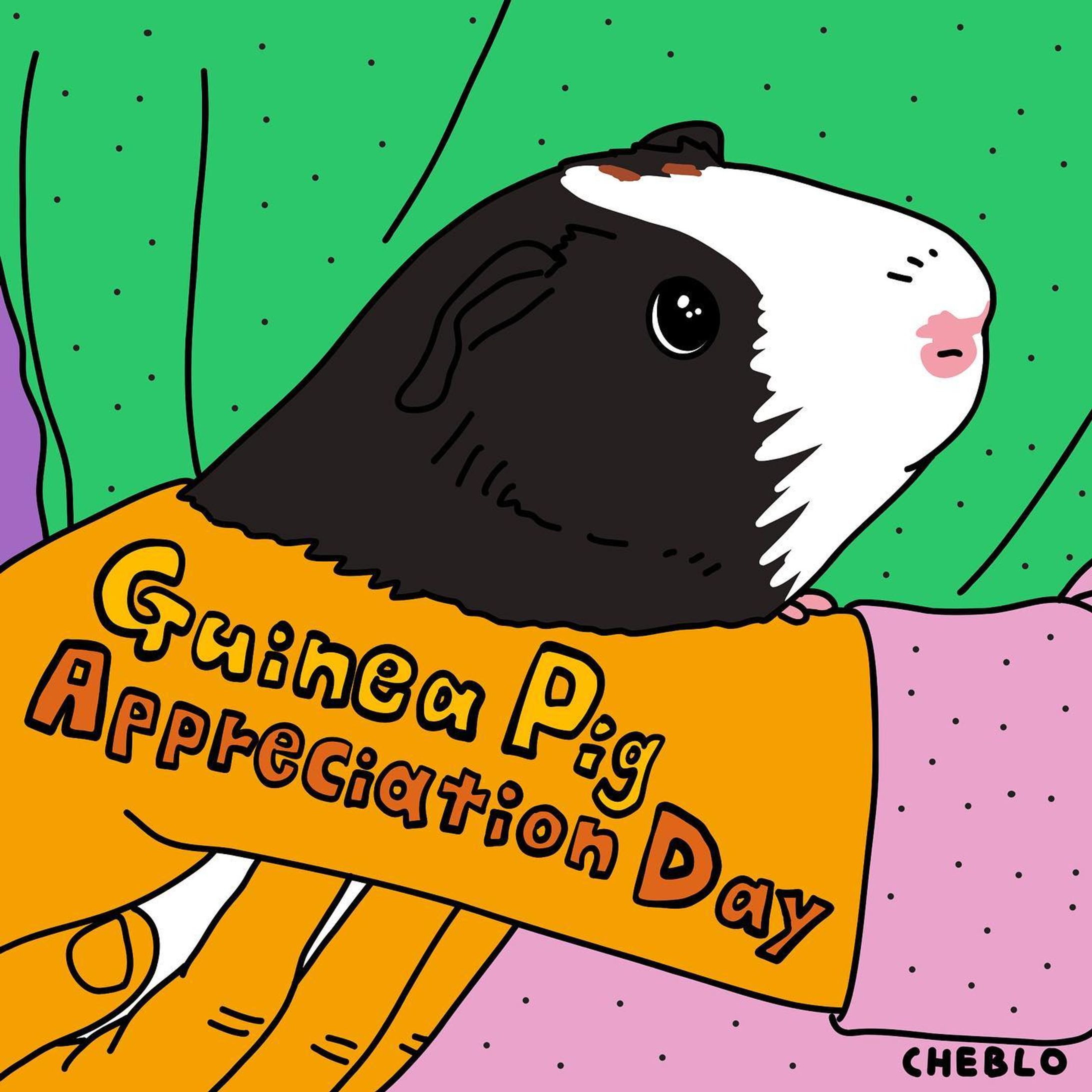 🐹モルズに感謝🐹

今日7月16日は

「Guinea Pig Appreciation Day（#モルモット感謝の日）」🎉

#guineapigappreciationday  #guineapig #animal #illustration #illustrator #pic #love #モルモット #絵 #イラストレーター #イラスト #小動物 #動物 #colorful #カラフル #pop #art-1