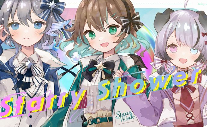 StarryWink 1st original song【Starry Shower】をリリース(Re:fAce / StarryWink)