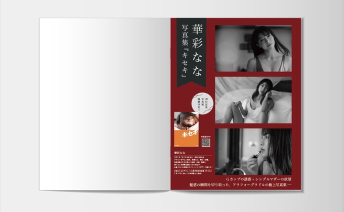 グラビア雑誌広告
