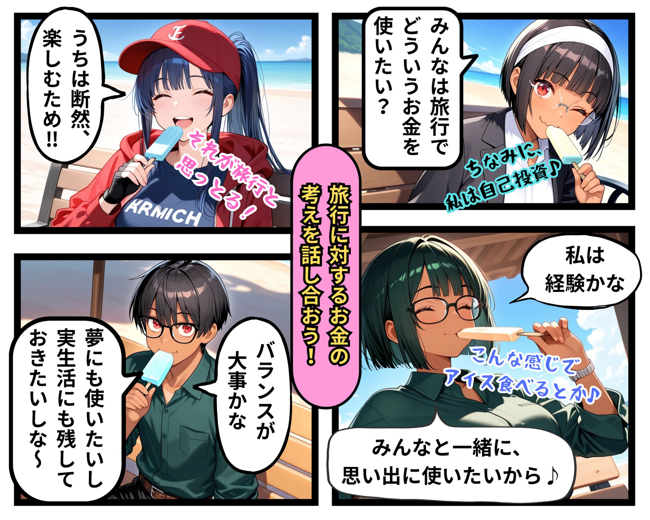 旅行に対するお金の考えを話し合おう！-1