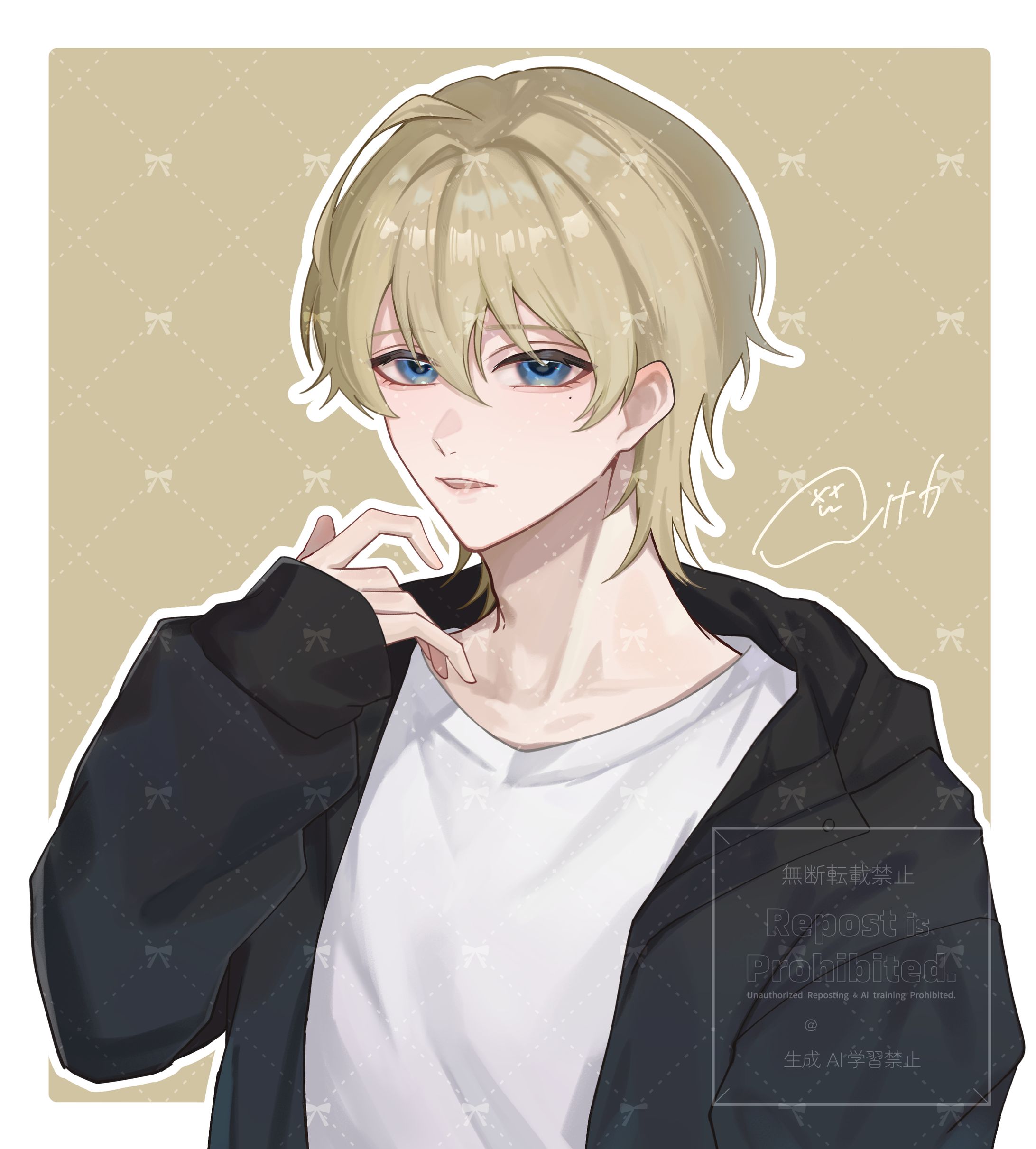 胸上イラスト/かも様-1