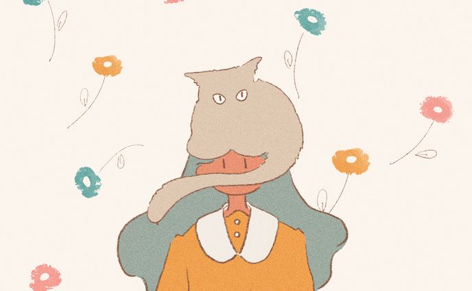 ねこと女の子１