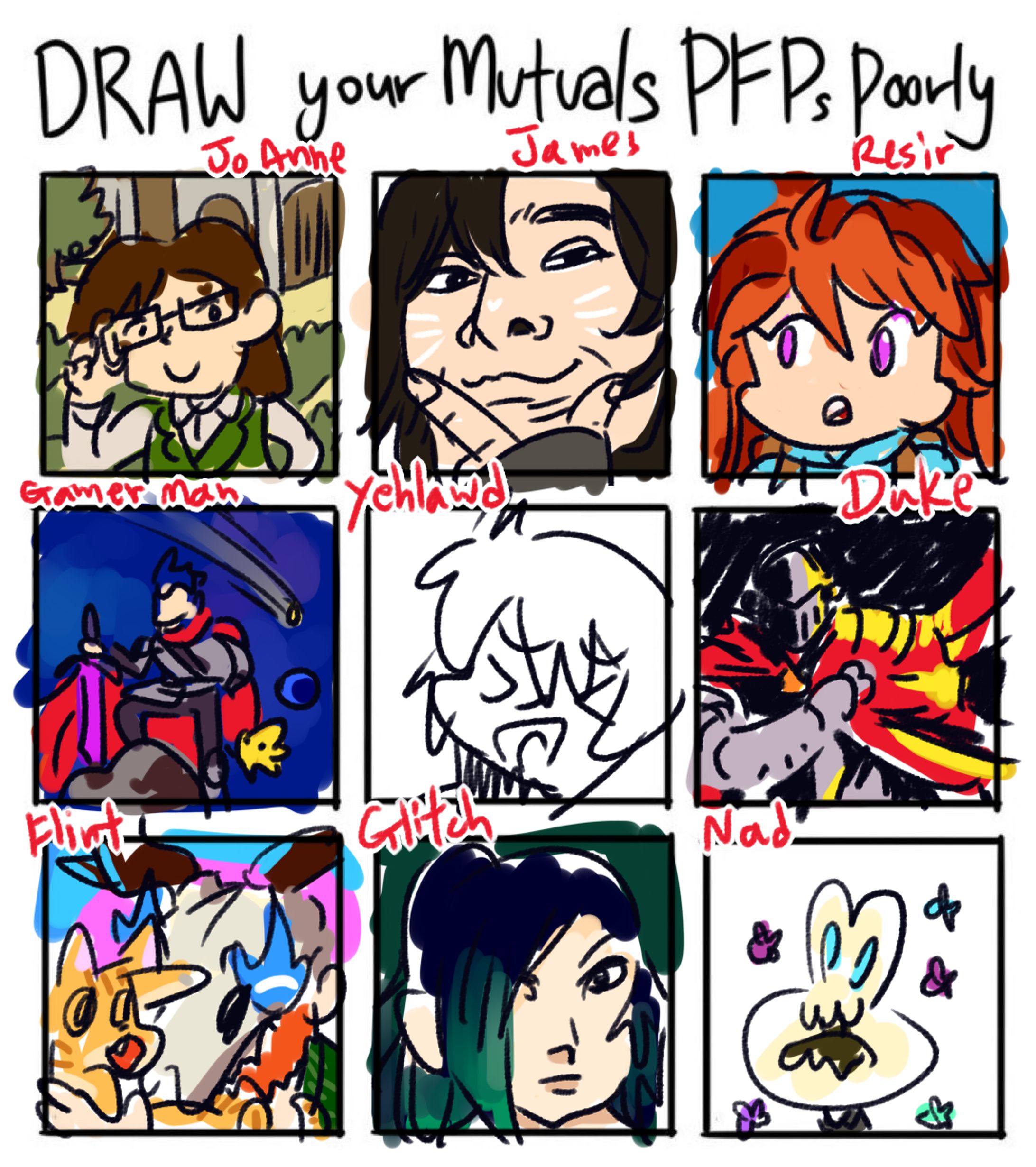 Draw your mutuals poorly-1