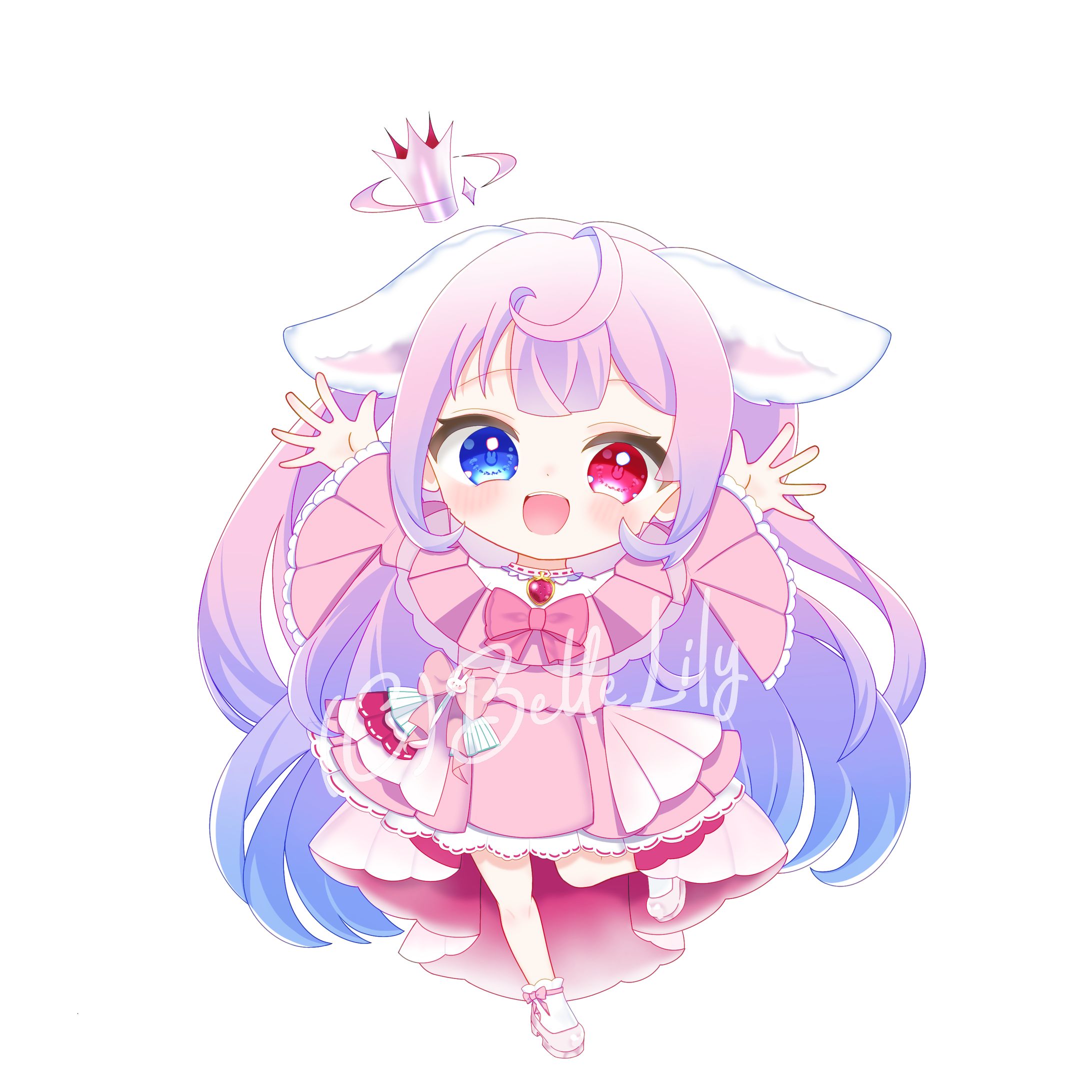 【サンプル】苺宮雪姫ミニキャラ(SD) 制作-1