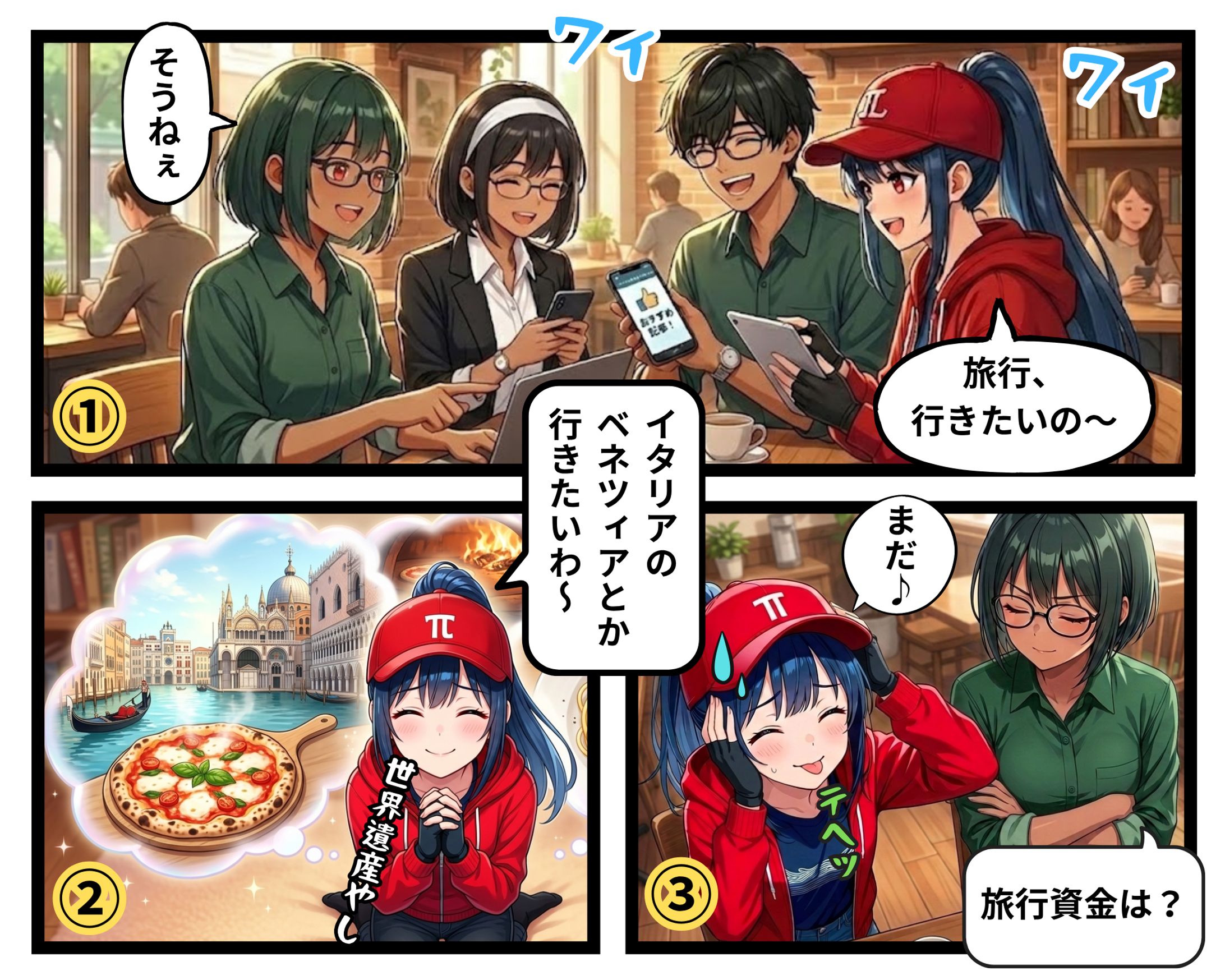 旅行に行きたい！ -1